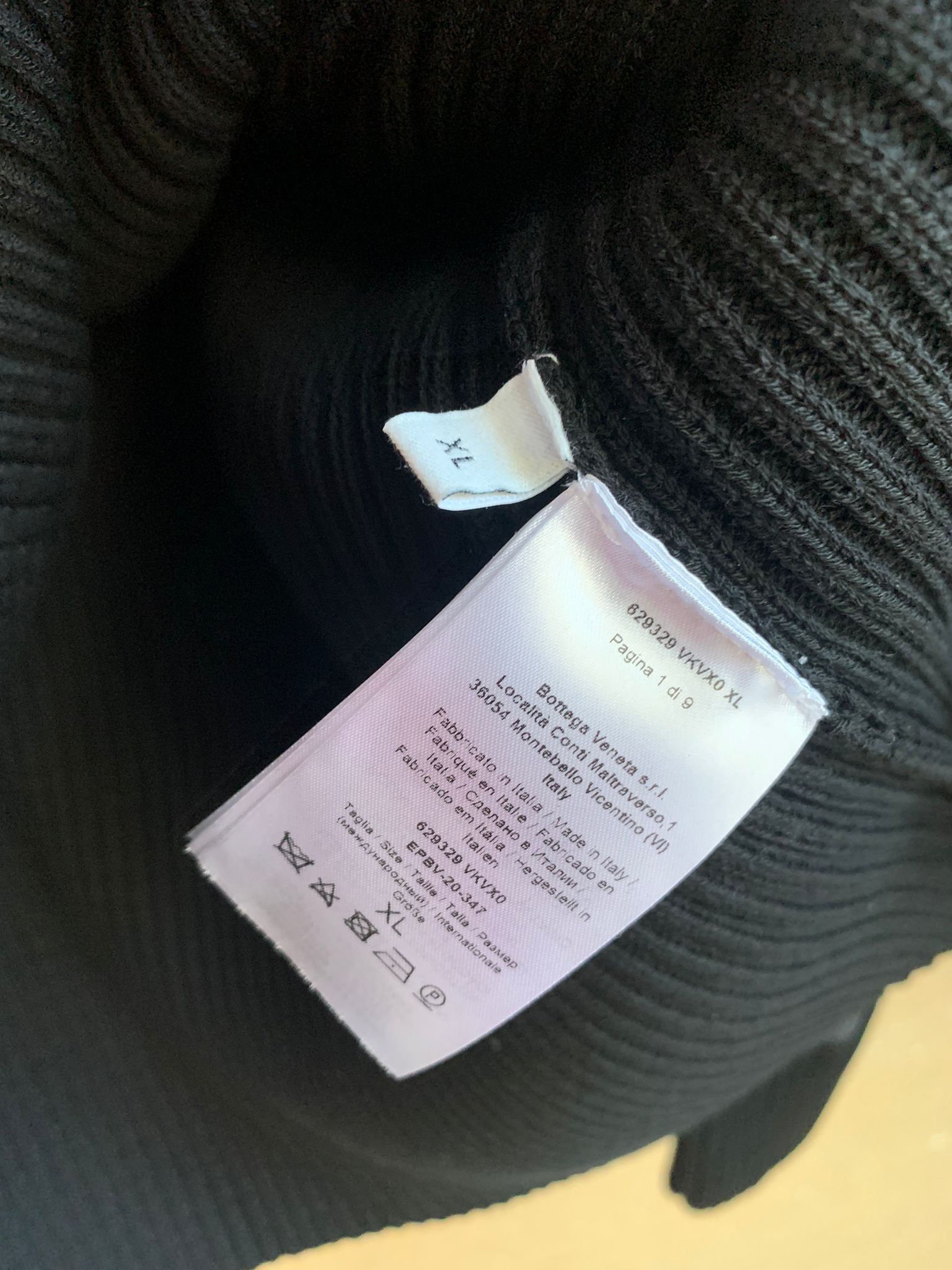 Bottega Veneta Pullover Chunky Merino in Black Size US XL / EU 56 / 4 - 11 Thumbnail