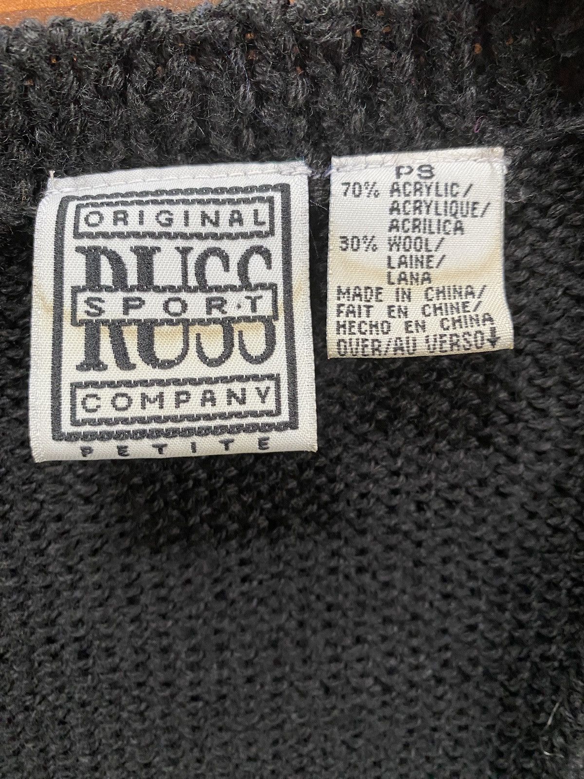 Vintage Vintage 90’s Russ Sport Argyle Knit Cardigan Sweater Size S / US 4 / IT 40 - 5 Thumbnail