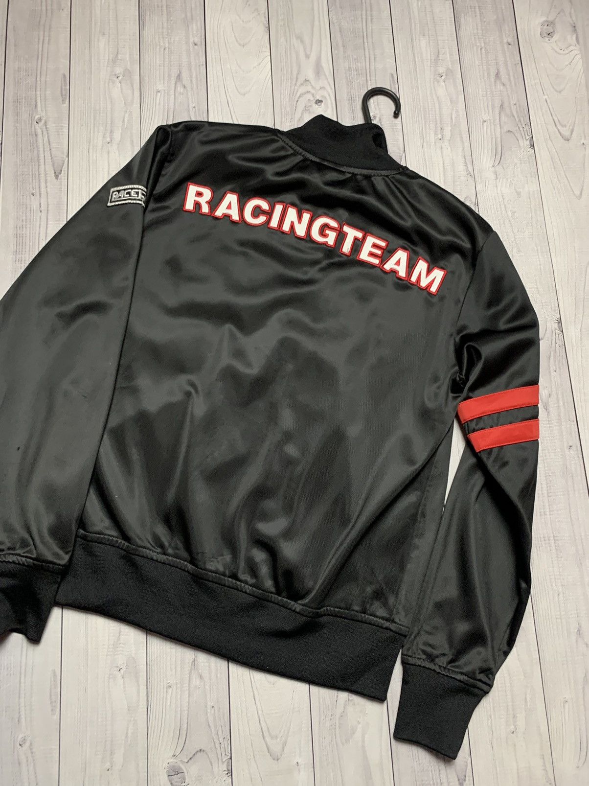 Vintage Vintage racing track jacket racing team big logo size M Size US M / EU 48-50 / 2 - 4 Thumbnail