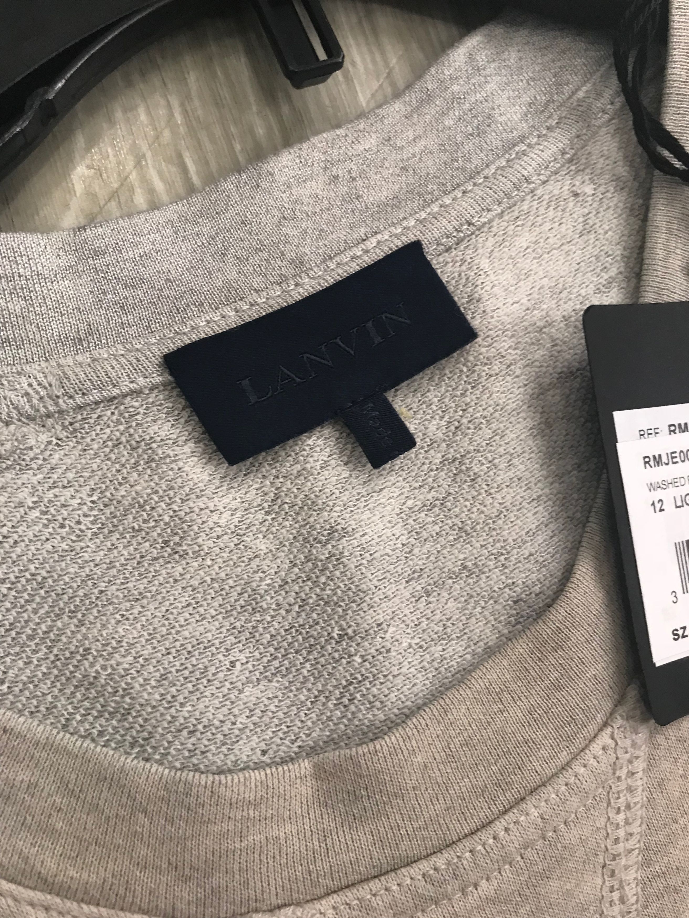 Lanvin S & M / Washed Fluid Fleece Crew Neck Size US L / EU 52-54 / 3 - 7 Thumbnail