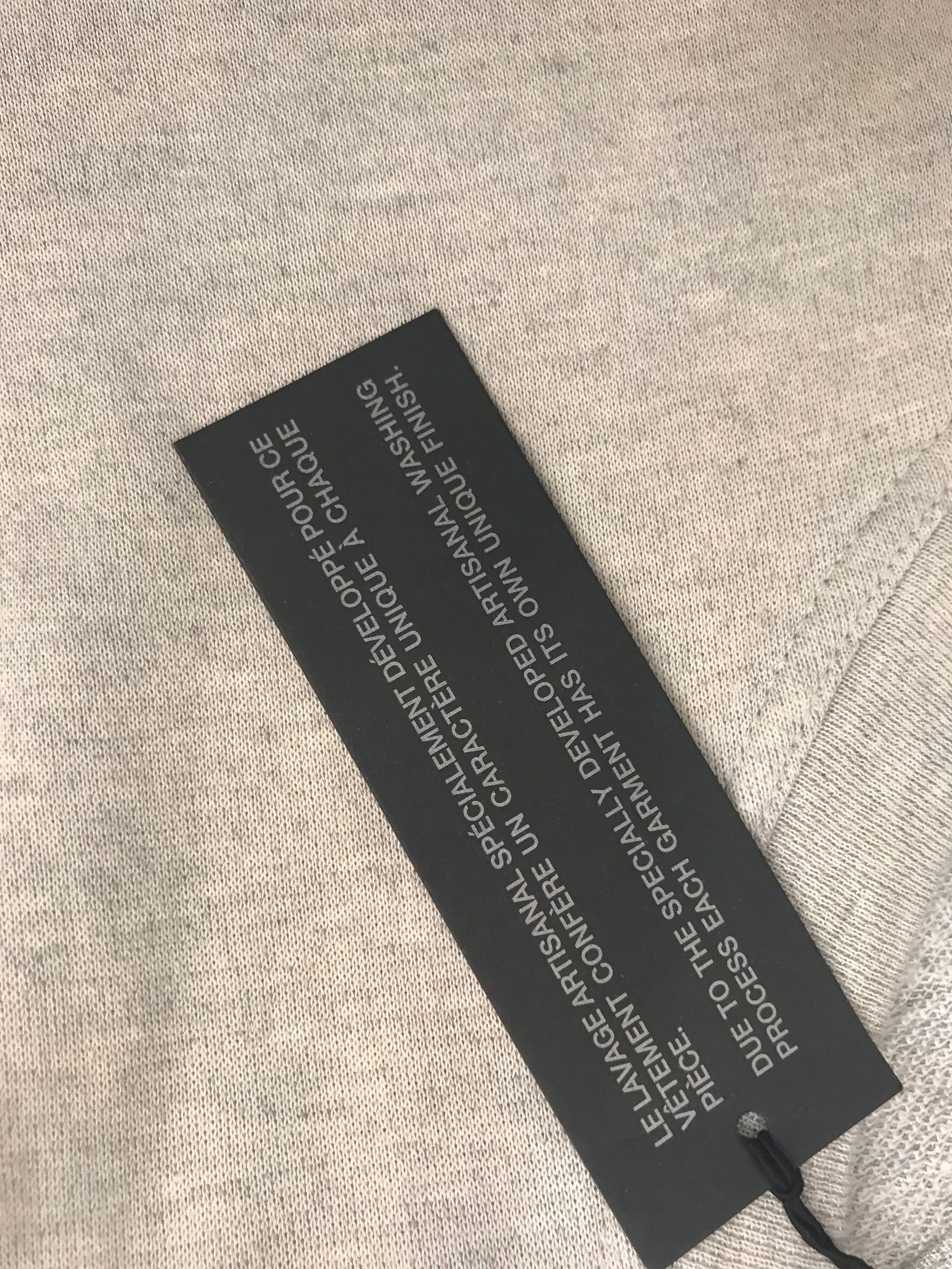 Lanvin S & M / Washed Fluid Fleece Crew Neck Size US L / EU 52-54 / 3 - 8 Thumbnail