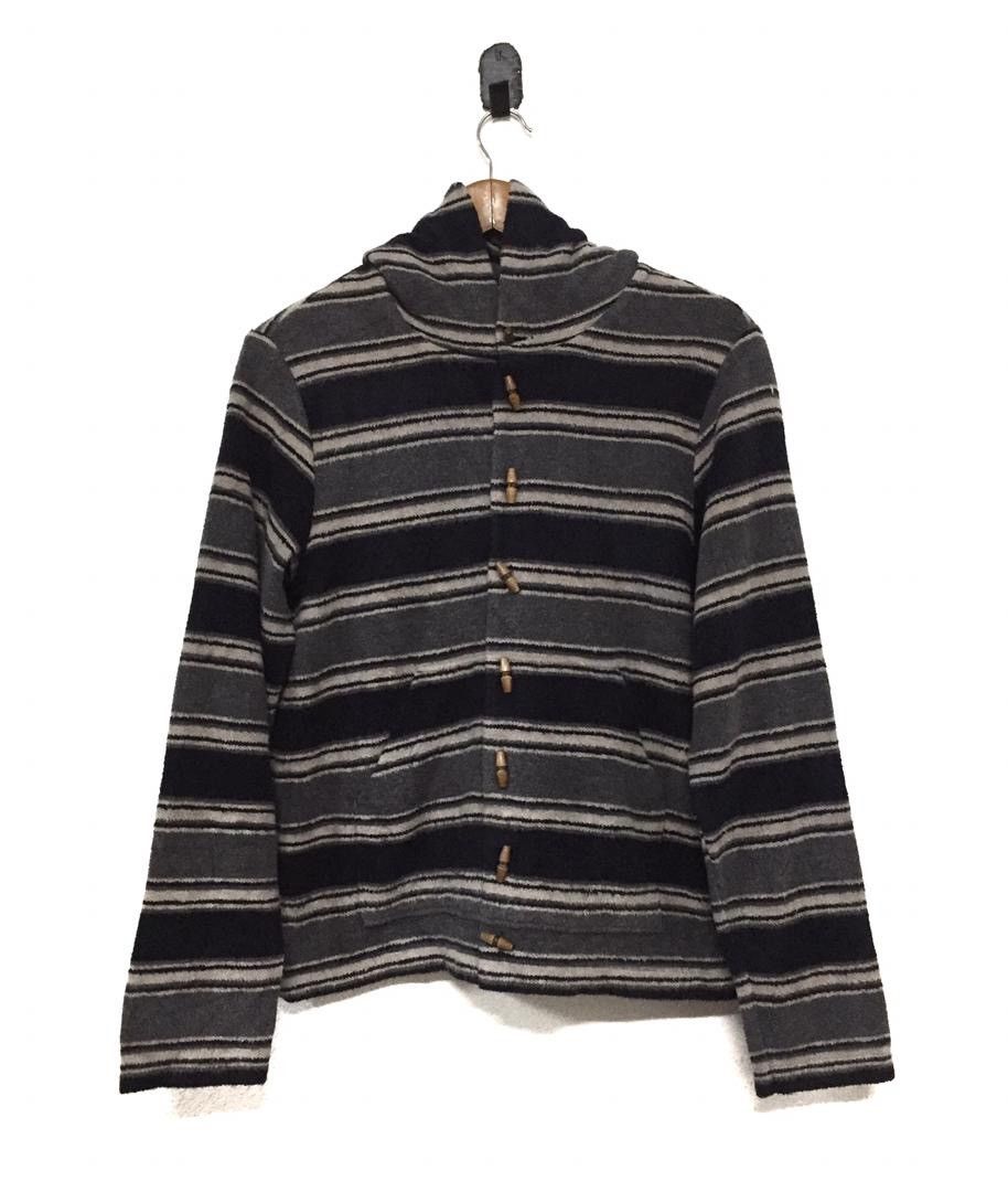 Pre-owned Issey Miyake Design Studios Hai Sporting Gear Hoodie Cw21 In Stripe