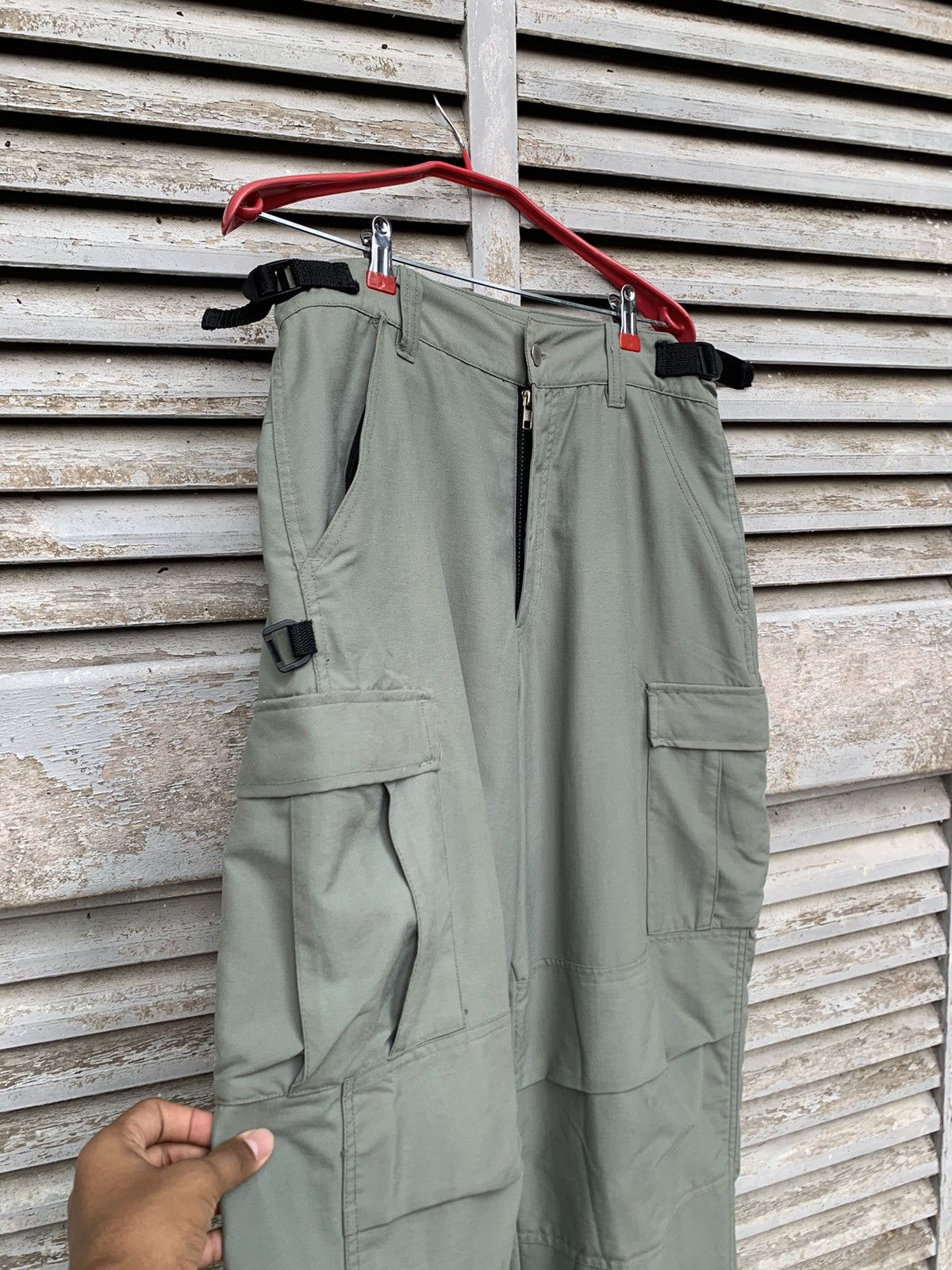 Vintage 👹Vintage Sessions Baggy Snowear Cargo Pants Size US 33 - 8 Thumbnail
