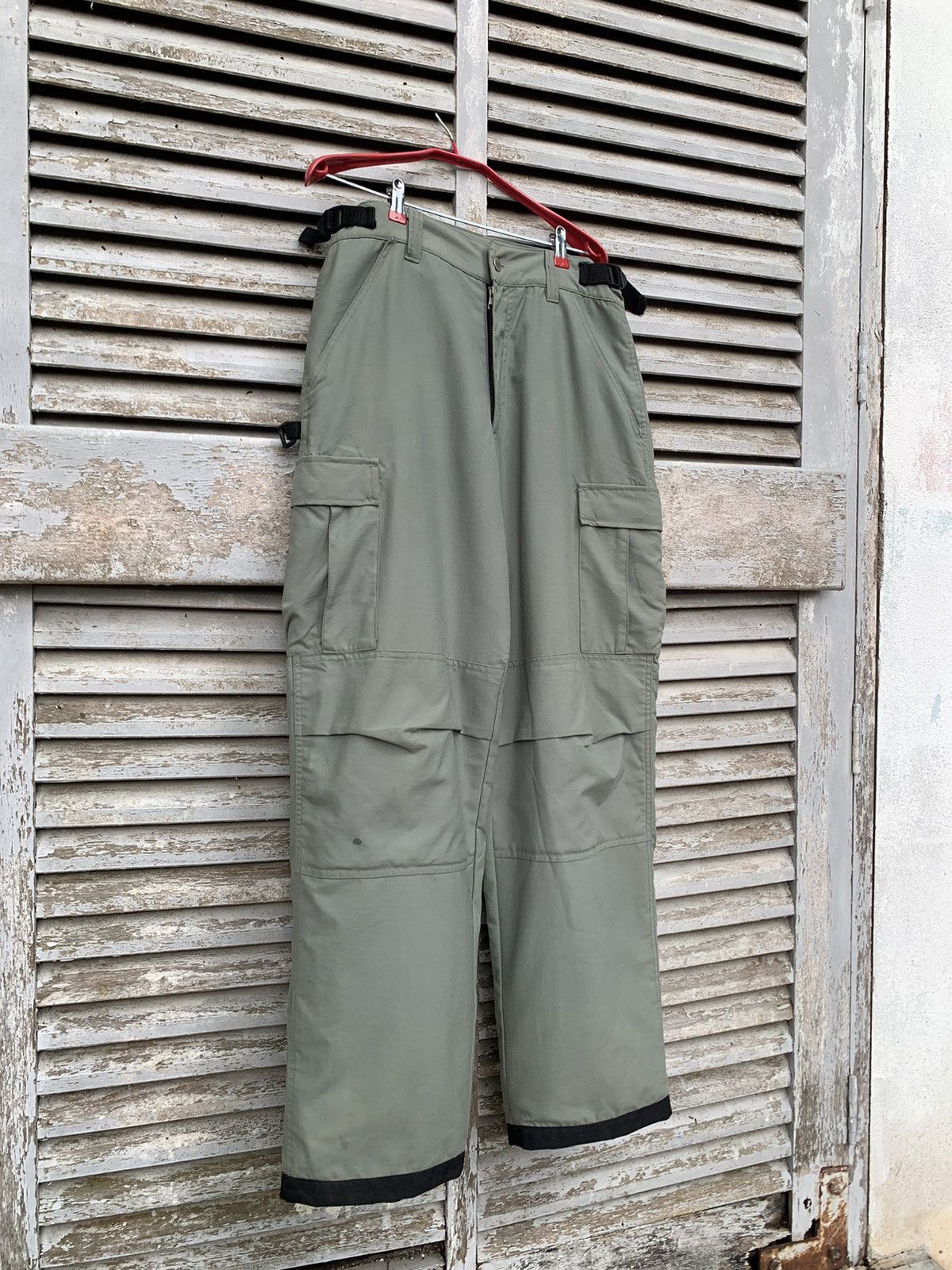 Vintage 👹Vintage Sessions Baggy Snowear Cargo Pants Size US 33 - 3 Thumbnail