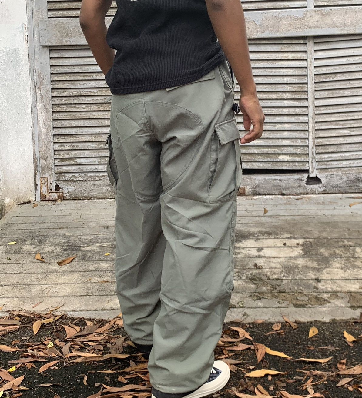 Vintage 👹Vintage Sessions Baggy Snowear Cargo Pants Size US 33 - 1 Thumbnail