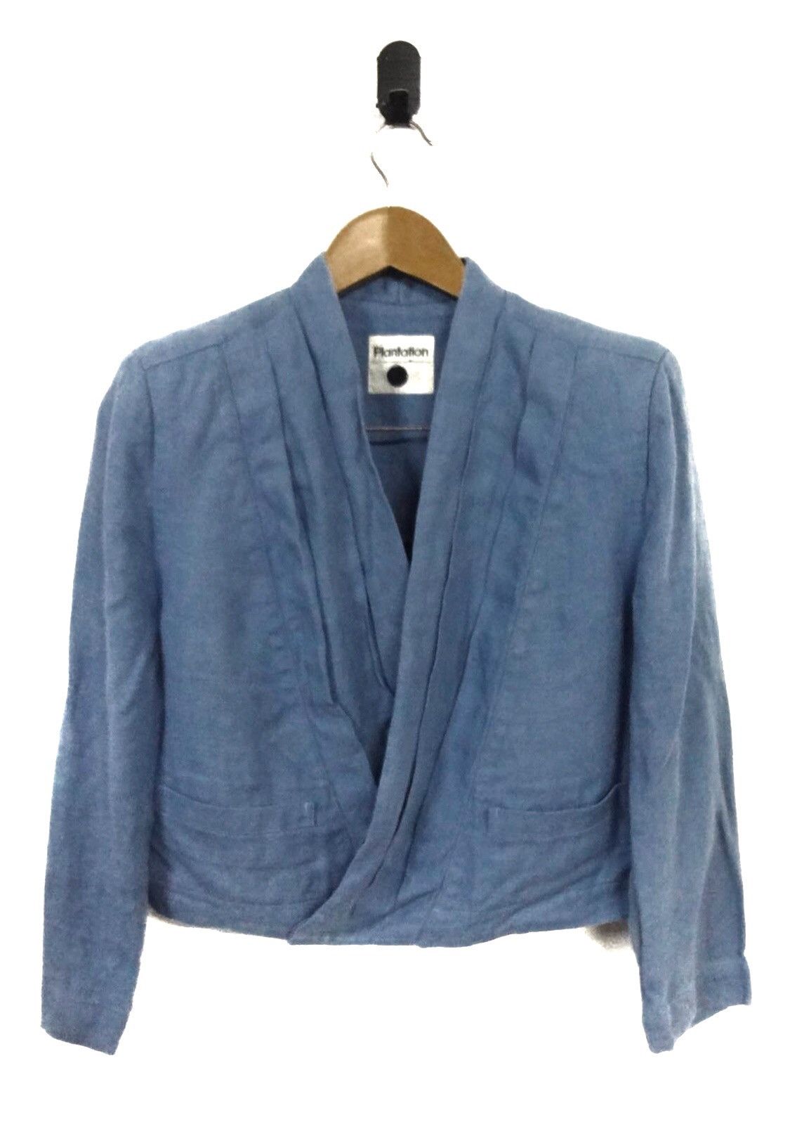 Issey Miyake Vintage Issey Miyake Plantation 100% Linen Wrap Blazer SizeM Size US M / EU 48-50 / 2 - 1 Thumbnail