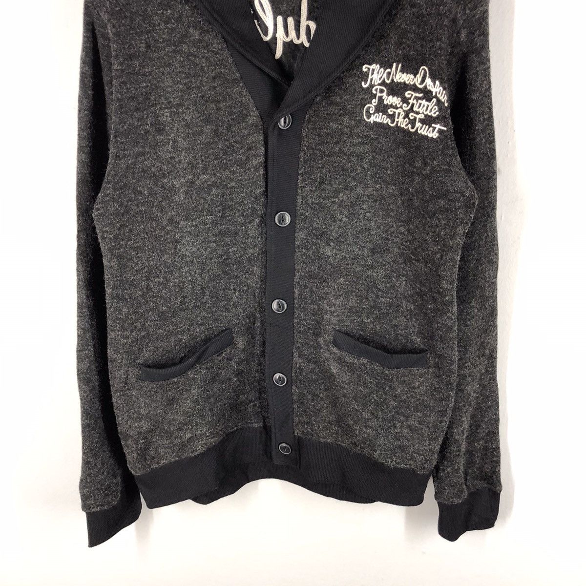 Japanese Brand × Wacko Maria 🔥CRAZY DEVIL MOHAIR CARDIGAN Size US XL / EU 56 / 4 - 7 Thumbnail