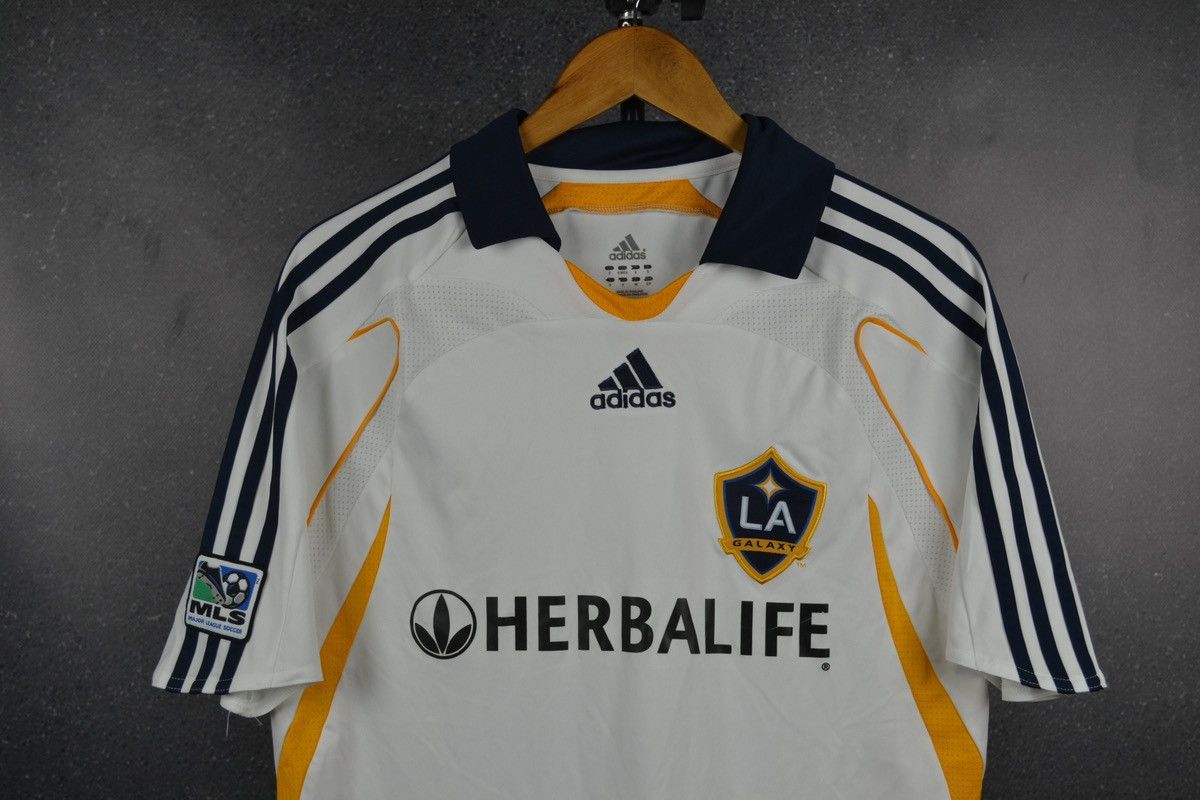 Adidas LOS Angeles Galaxy vintage adidas 2007 soccer jersey Size US S / EU 44-46 / 1 - 3 Thumbnail