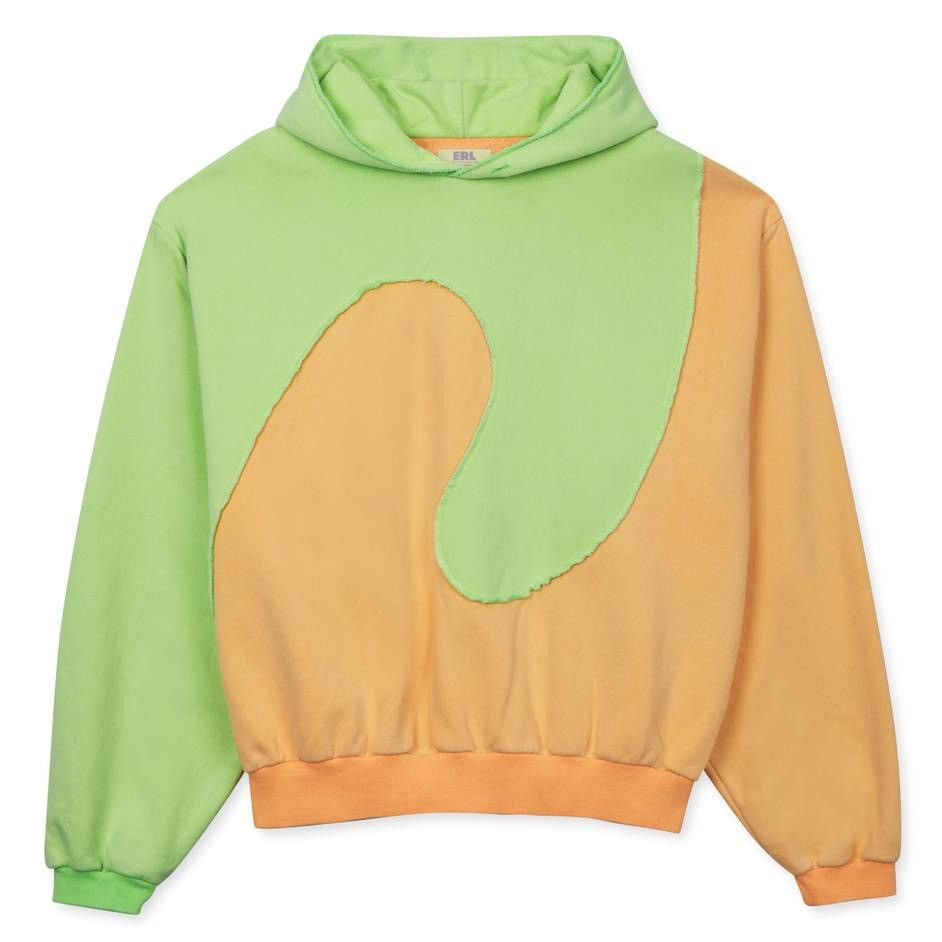 ERL ERL Swirl Hoodie Orange Green Size US L / EU 52-54 / 3 - 1 Thumbnail