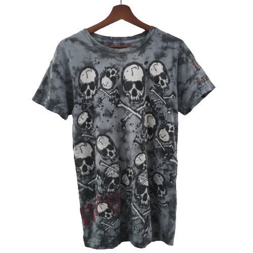 Japanese Brand Japanese Brand Skulls Full Print t shirt Size US S / EU 44-46 / 1 - 1 Thumbnail