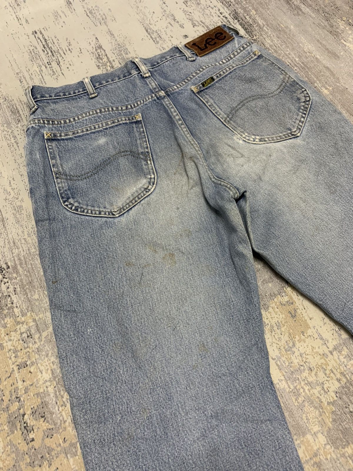 Vintage Lee Riders Jeans Rusty Distressed Denim 32x29.5