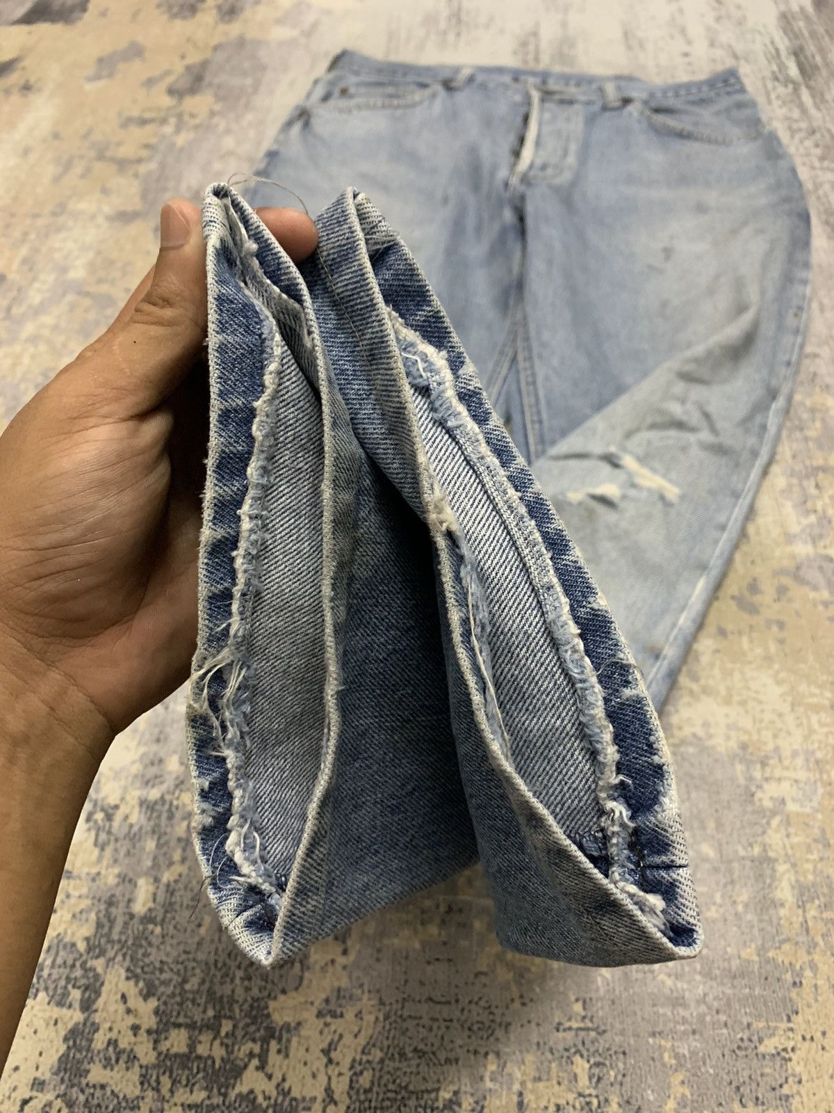 Vintage Lee Riders Jeans Rusty Distressed Denim 32x29.5