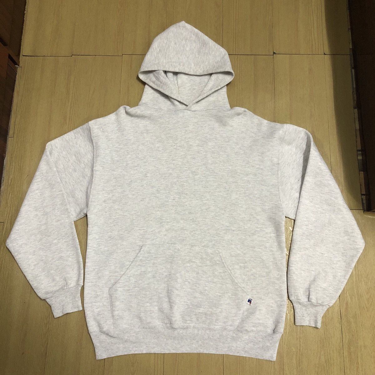 Russell Athletic Vintage 90s Russell Athletic Plain Pullover Hoodie Size US L / EU 52-54 / 3 - 10 Thumbnail
