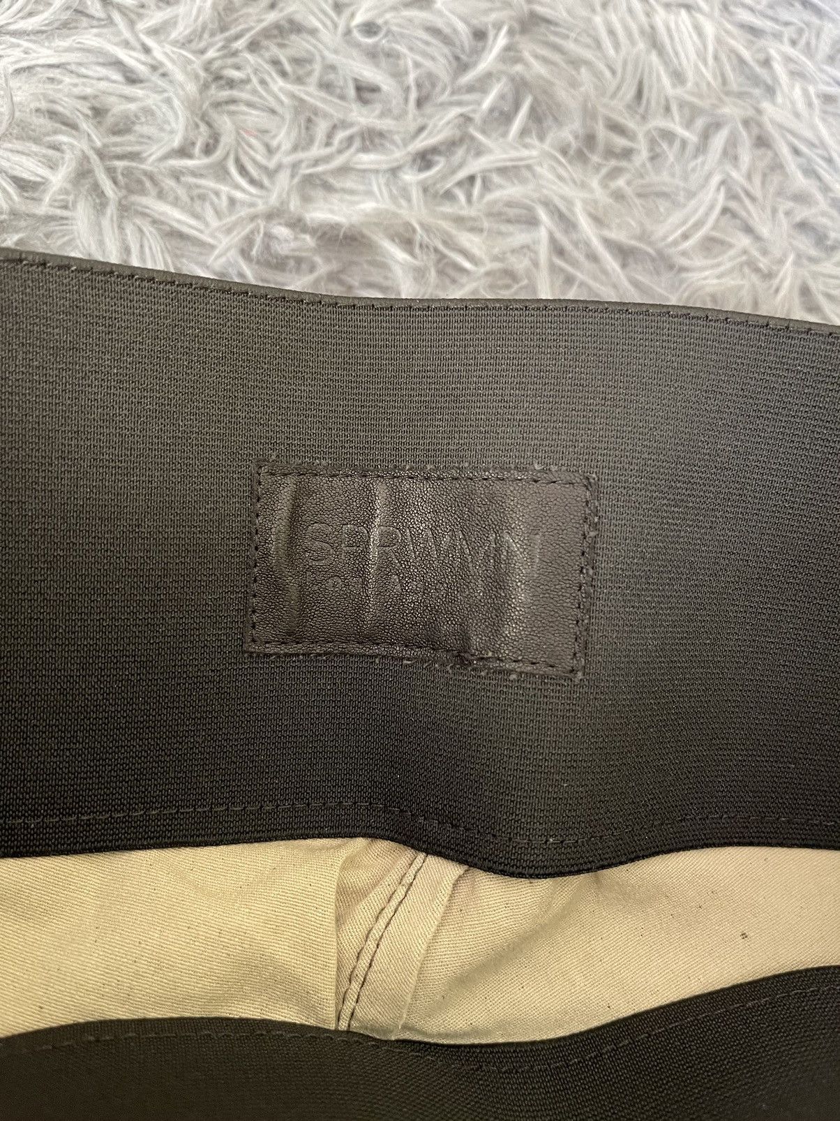 Genuine Leather SPRWMN avant garde leather leggings khaki olive Size 25" / US 0 / IT 36 - 5 Thumbnail