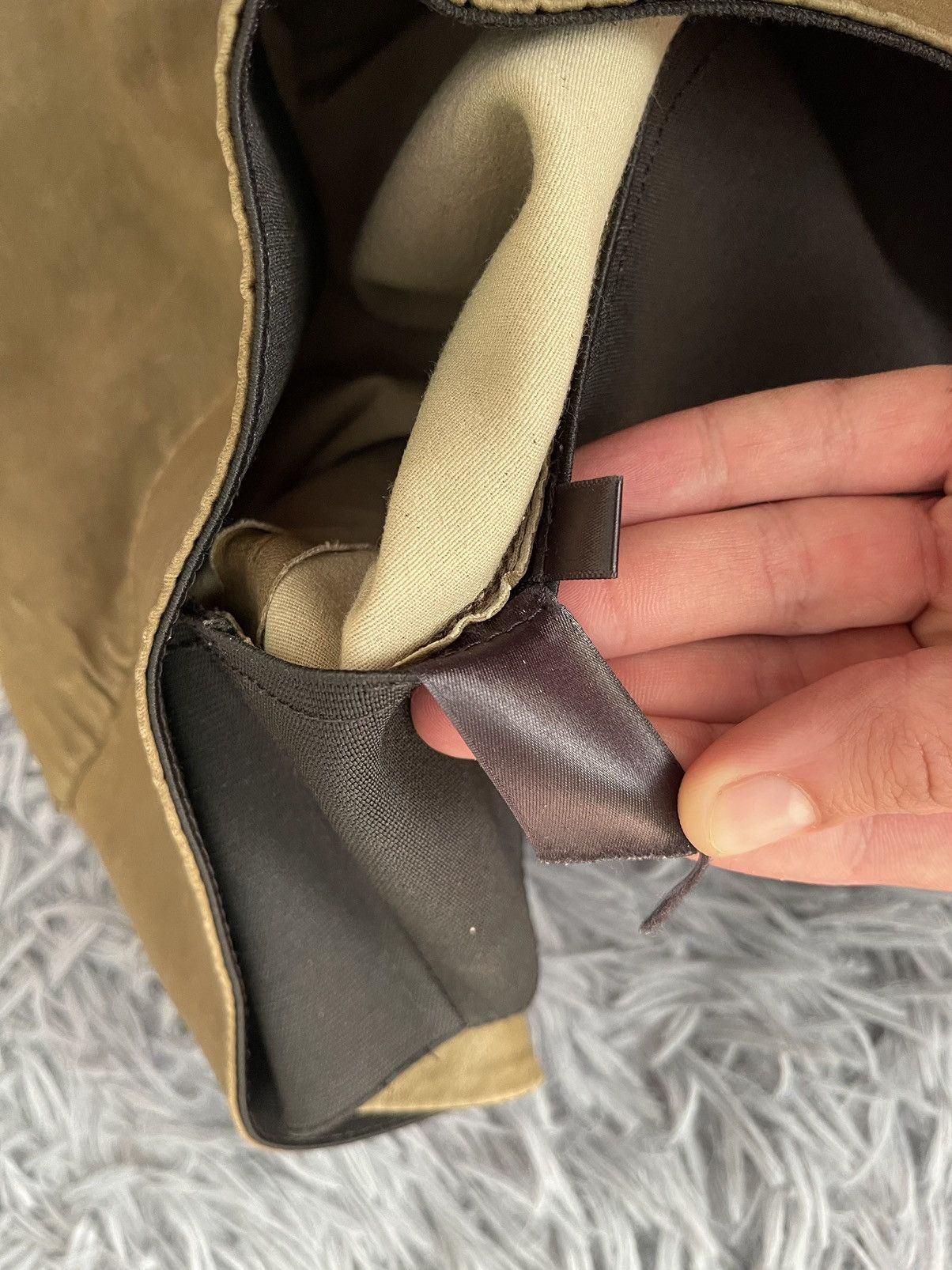 Genuine Leather SPRWMN avant garde leather leggings khaki olive Size 25" / US 0 / IT 36 - 7 Thumbnail