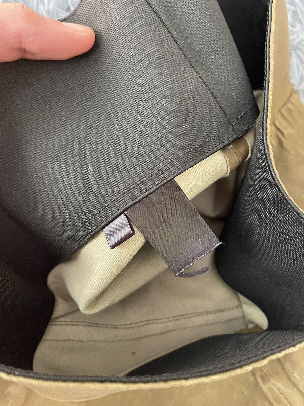 Genuine Leather SPRWMN avant garde leather leggings khaki olive Size 25" / US 0 / IT 36 - 6 Thumbnail