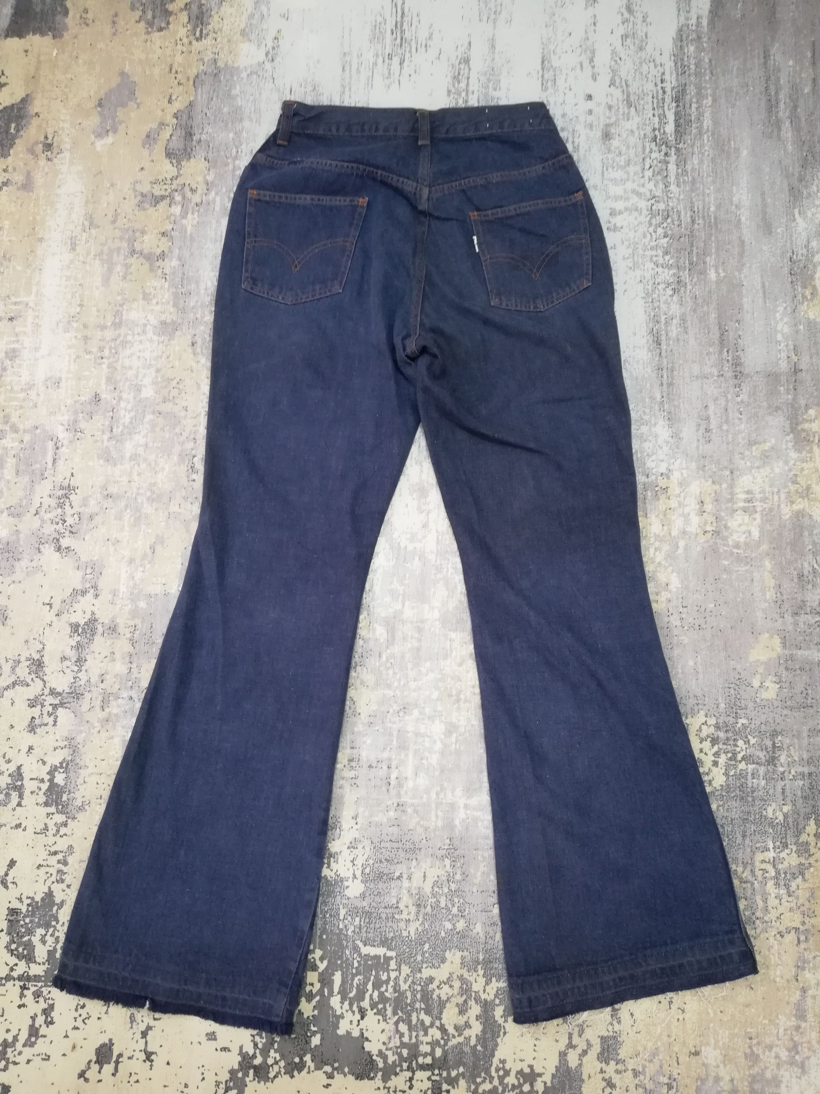 Levi's Vintage 70s Levi’s Big E White Tab Flare Bell Bottom Jeans Size US 27 - 2 Thumbnail