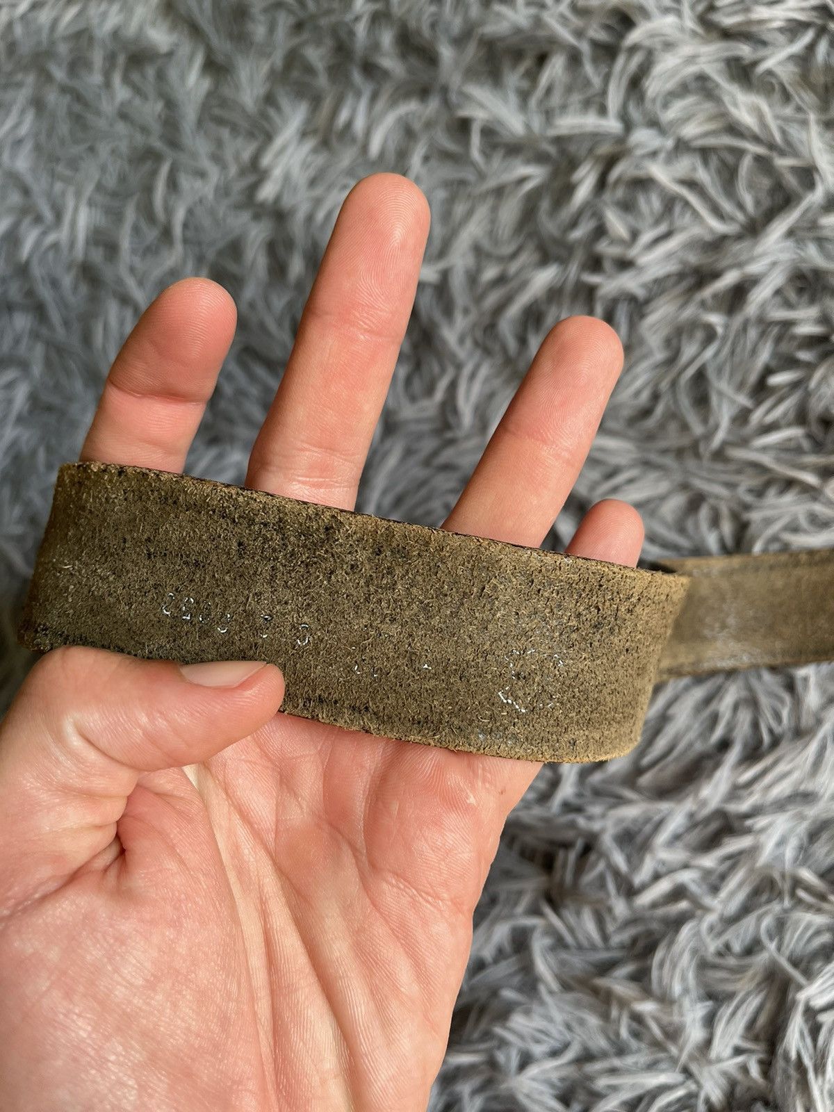 Cowboy Equipment Astrological Expedition 90s military style leather belt Size 32 - 9 Thumbnail