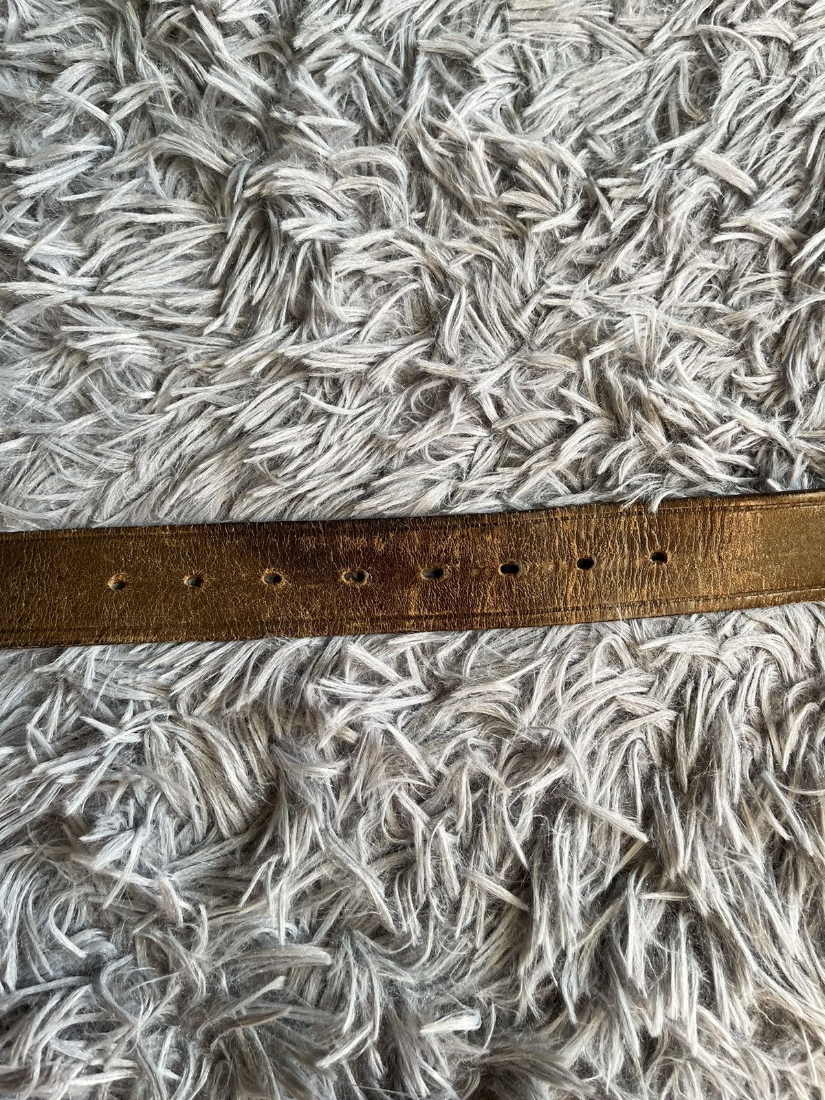 Cowboy Equipment Astrological Expedition 90s military style leather belt Size 32 - 6 Thumbnail