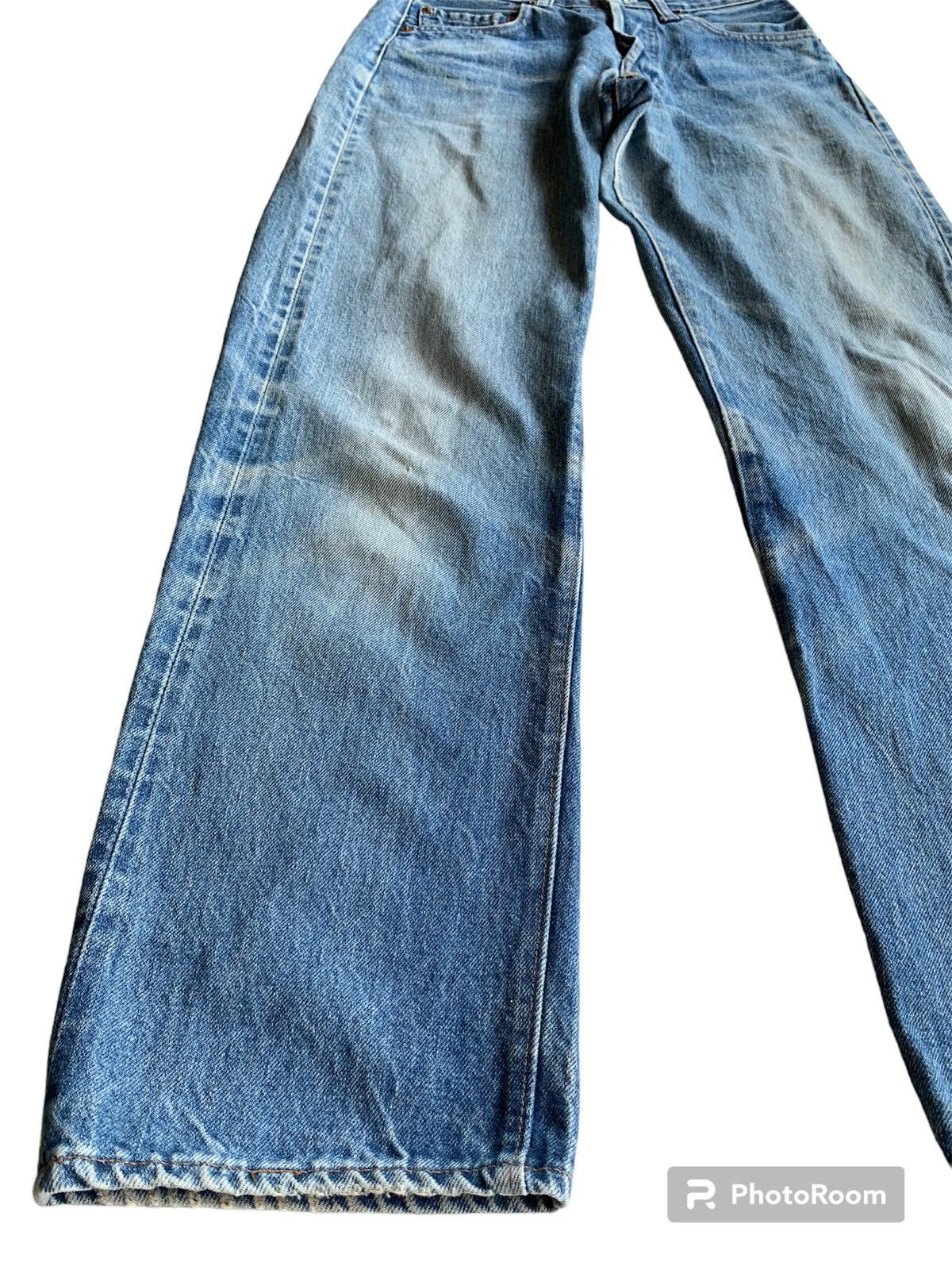 Levi's × Vintage Vintage Levis 501 Rindem 70s #524 Selvedge Distressed Denim Size US 27 - 10 Thumbnail