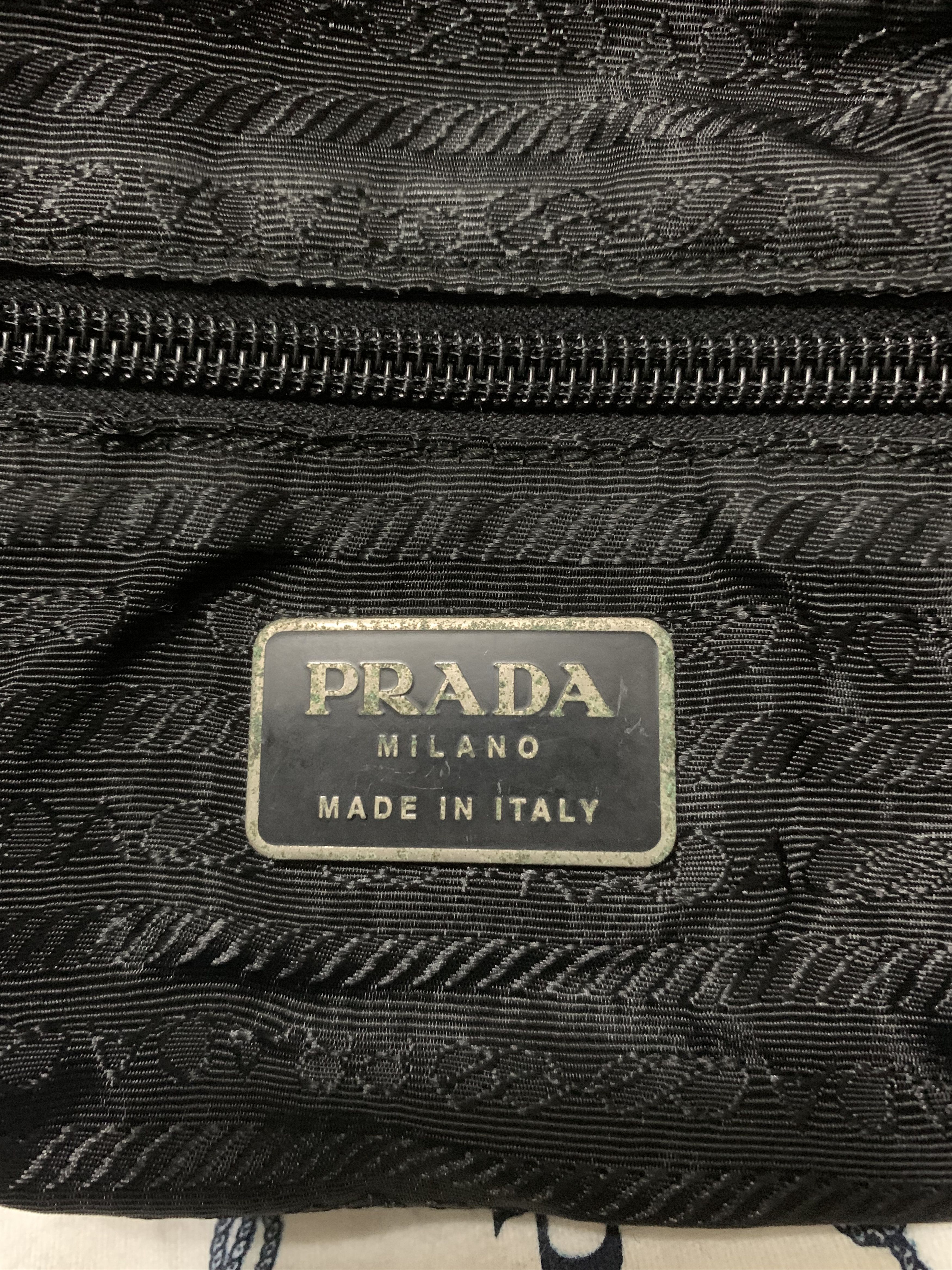 Prada Prada Black Nylon Satchel Bag With Lock Size ONE SIZE - 14 Thumbnail