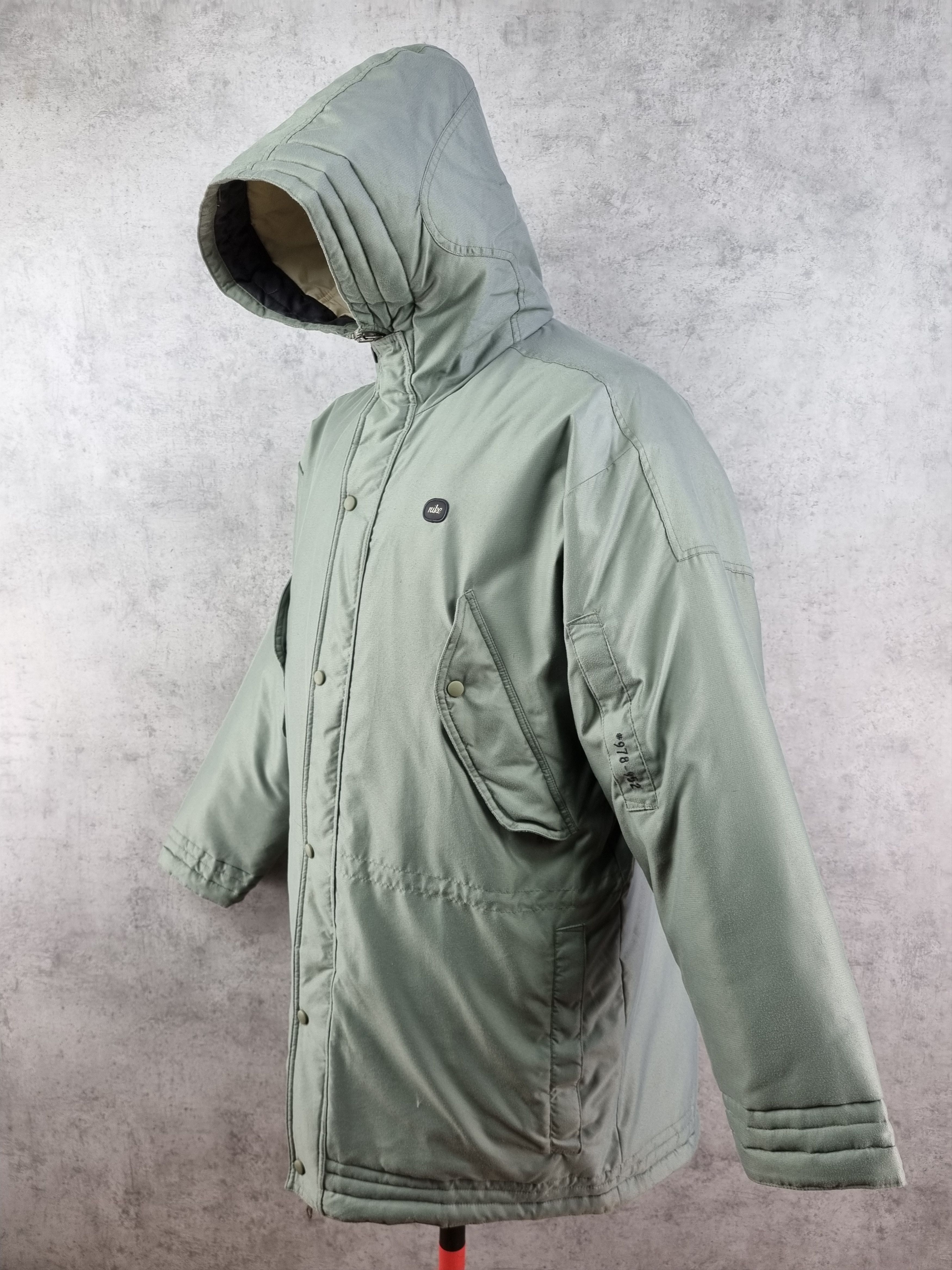 Nike × Vintage Rare NIKE Vintage Heavy Long Parka early 2000 era Size US L / EU 52-54 / 3 - 1 Thumbnail