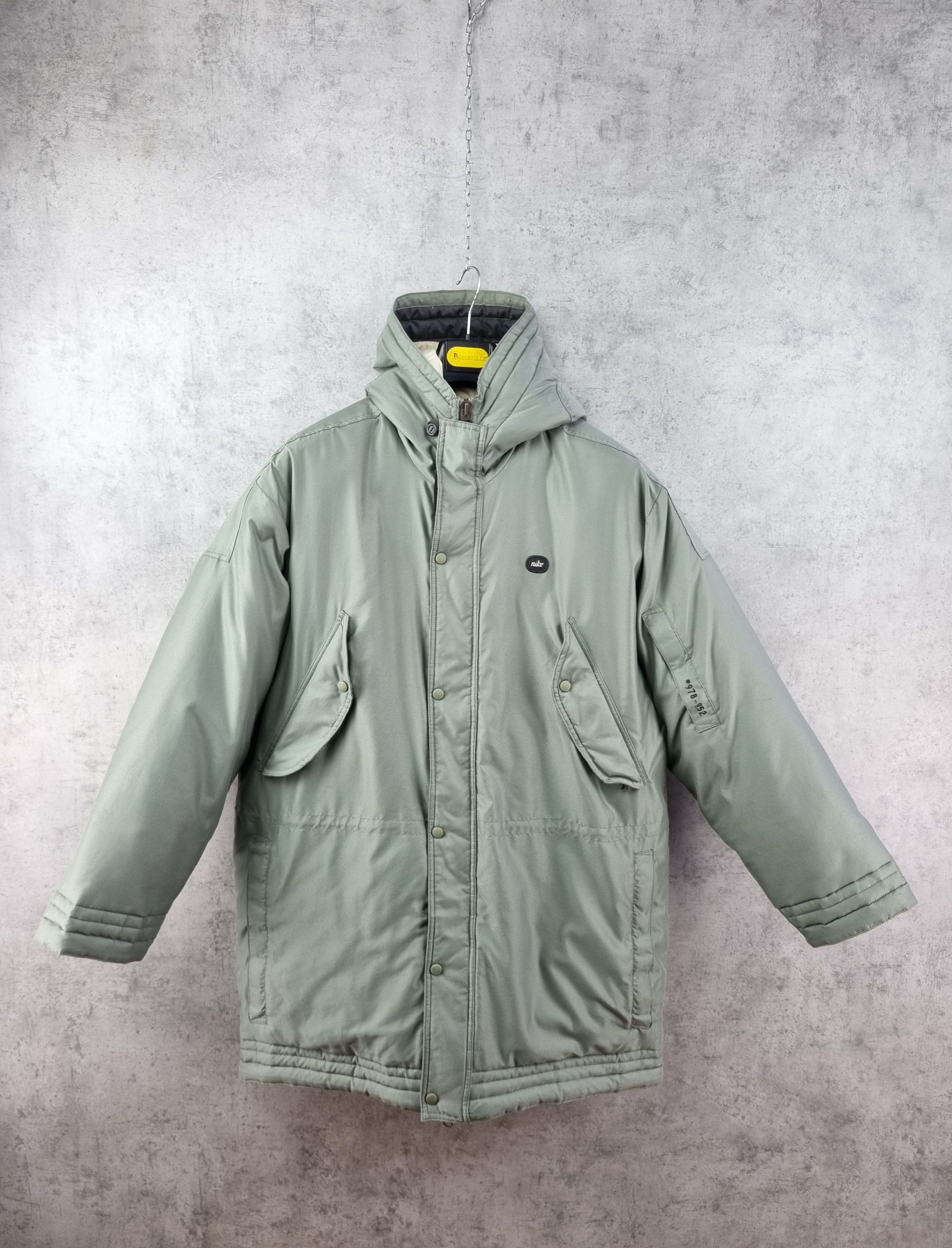 Nike × Vintage Rare NIKE Vintage Heavy Long Parka early 2000 era Size US L / EU 52-54 / 3 - 4 Thumbnail