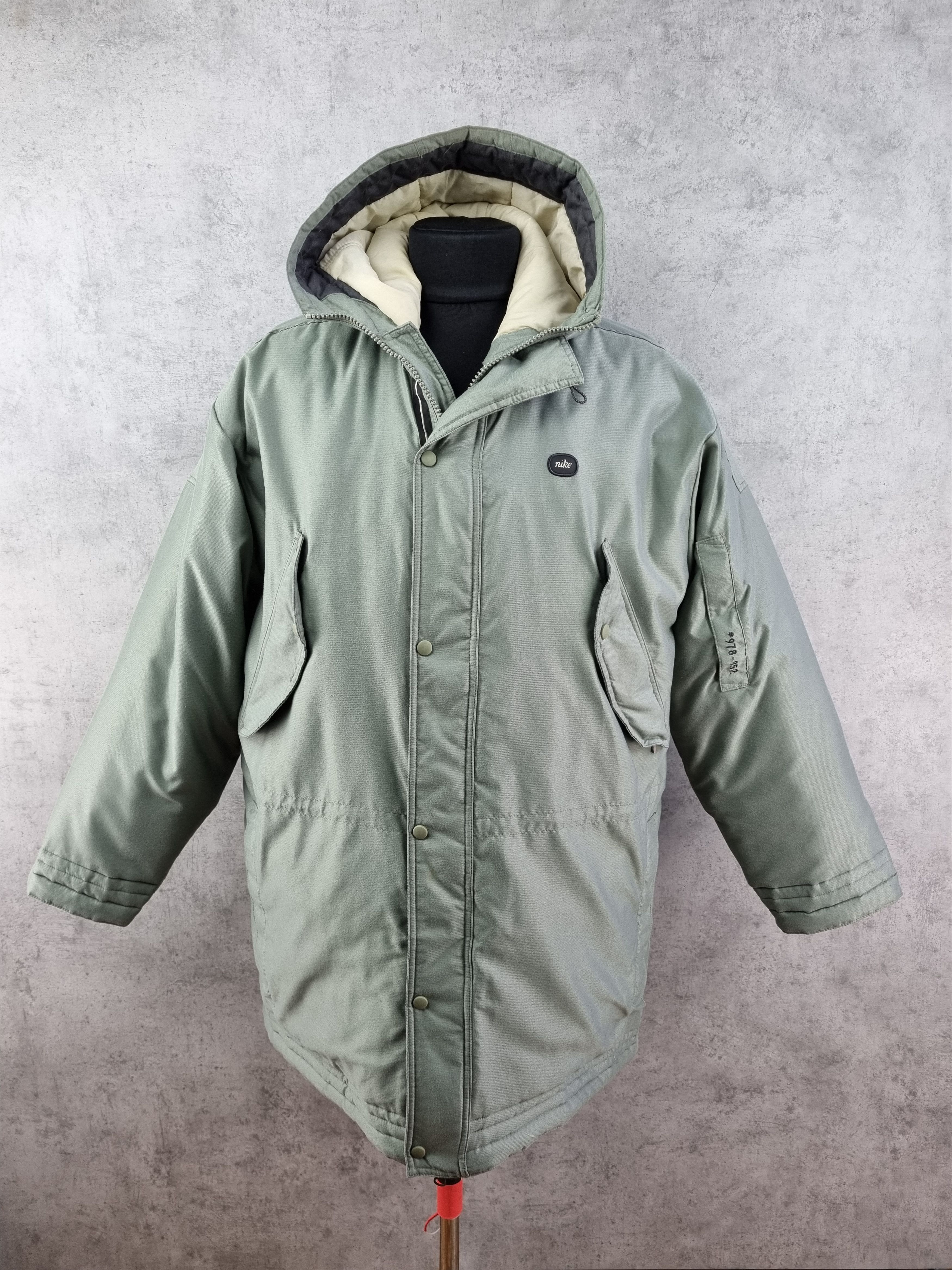 Nike × Vintage Rare NIKE Vintage Heavy Long Parka early 2000 era Size US L / EU 52-54 / 3 - 2 Thumbnail