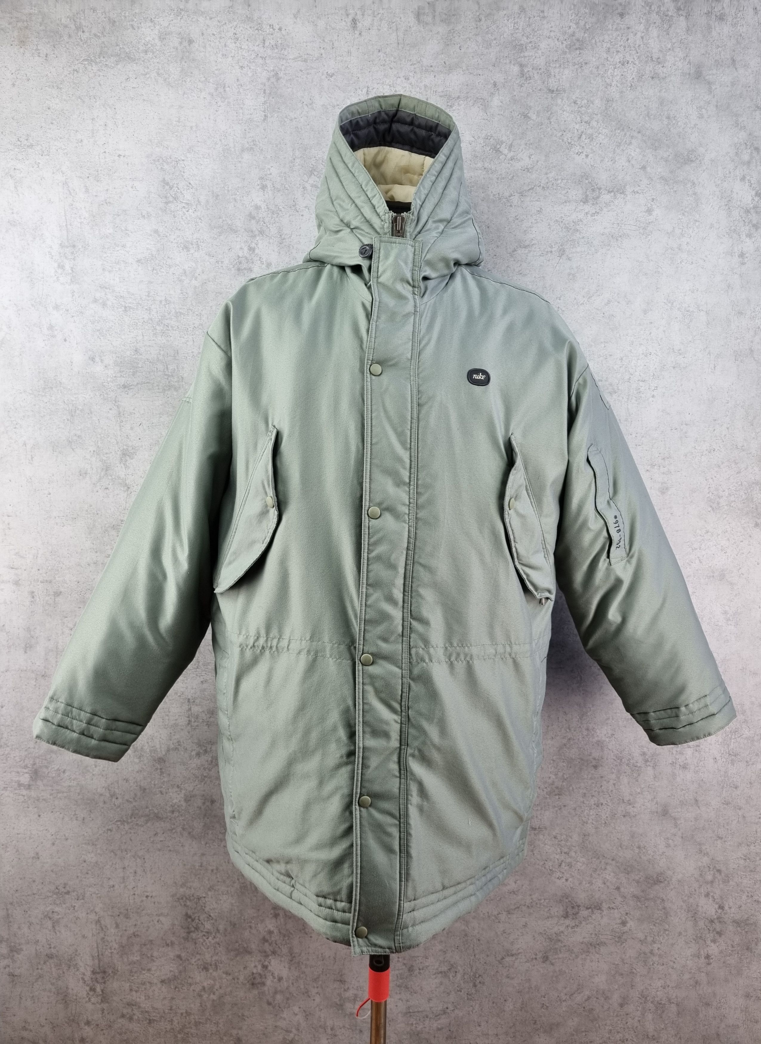 Nike × Vintage Rare NIKE Vintage Heavy Long Parka early 2000 era Size US L / EU 52-54 / 3 - 3 Thumbnail