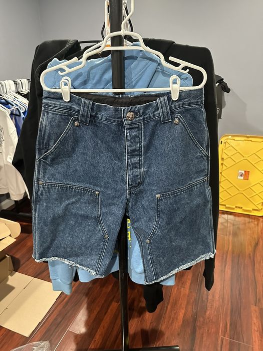 Chrome Hearts Chrome hearts carpenter jean shorts | Grailed