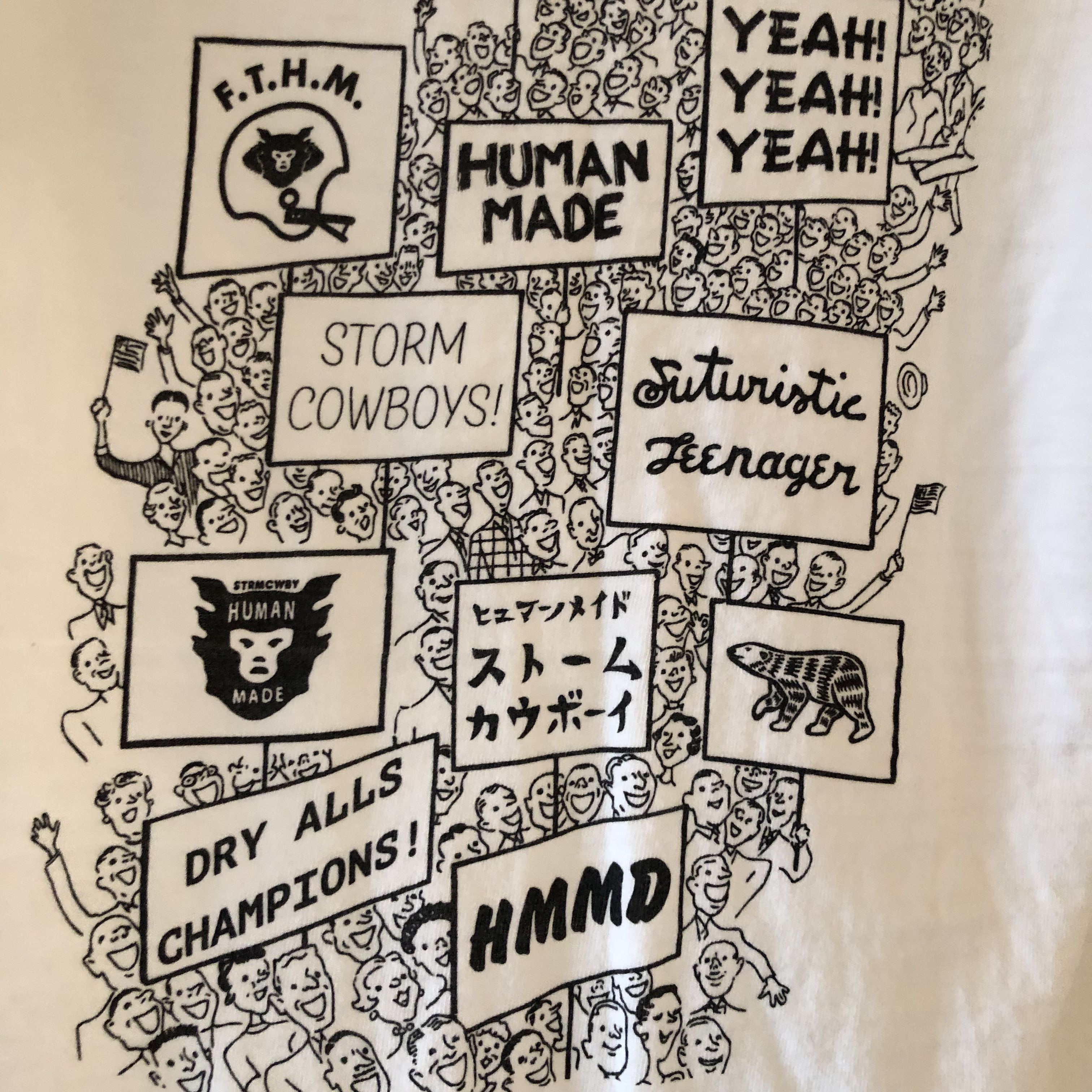 Human Made Human Made Multi Logo Tee Size US S / EU 44-46 / 1 - 2 Thumbnail
