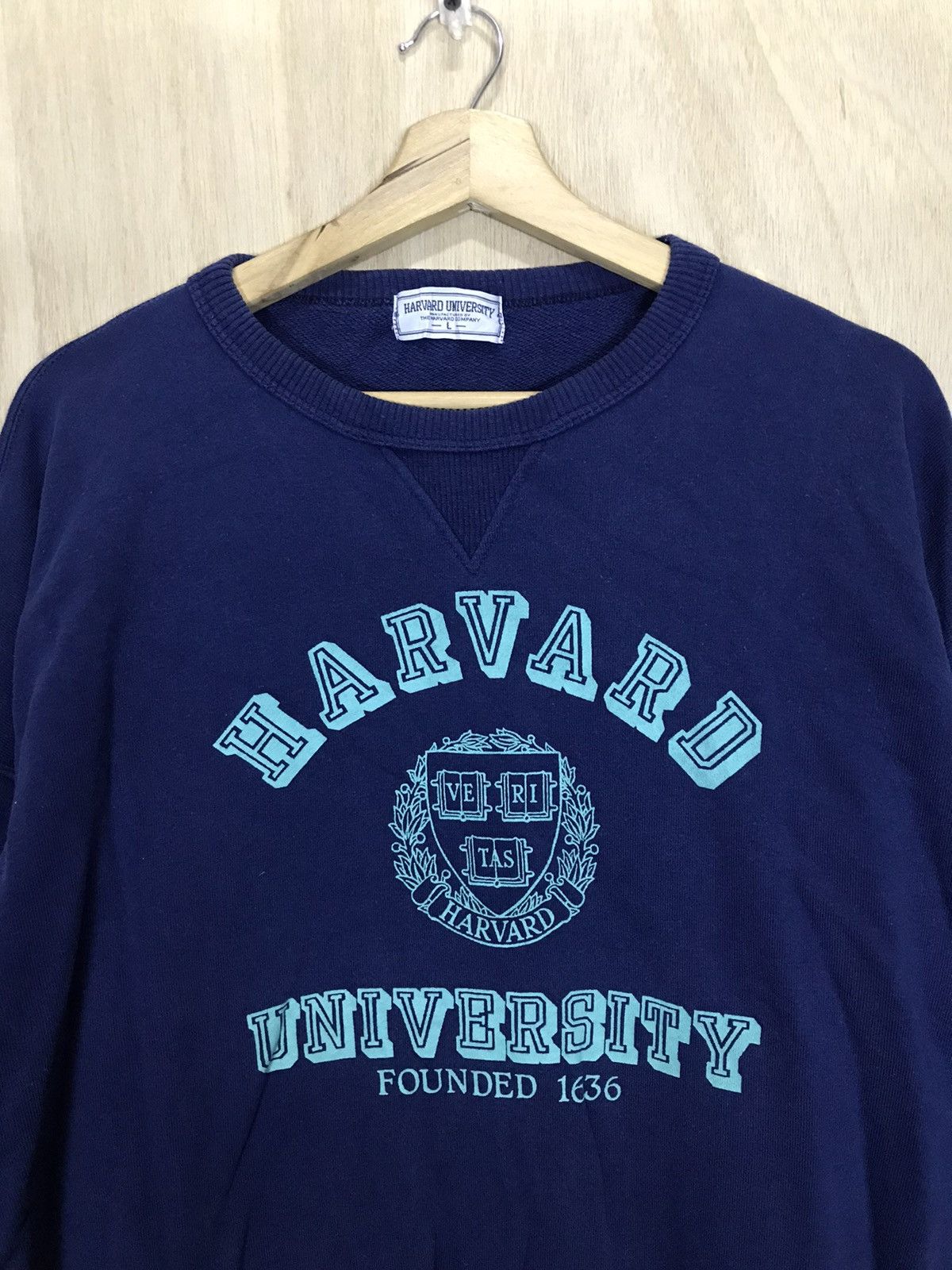 Vintage Vintage Harvard University Sweatshirts Size US L / EU 52-54 / 3 - 3 Thumbnail