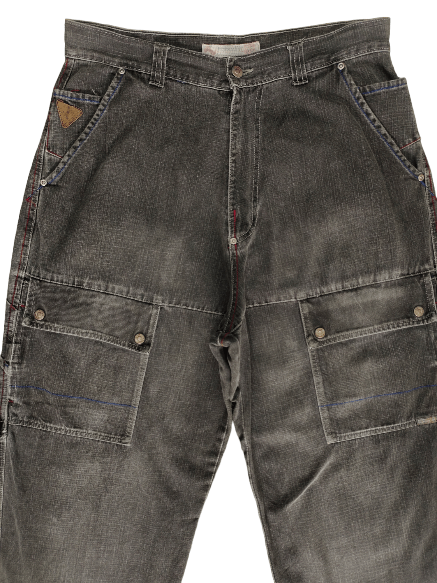Hobo Baggy Jeans Ruff Hobo Cargo Wide Hip Hop Y2k Jnco Style Size US 34 / EU 50 - 8 Thumbnail