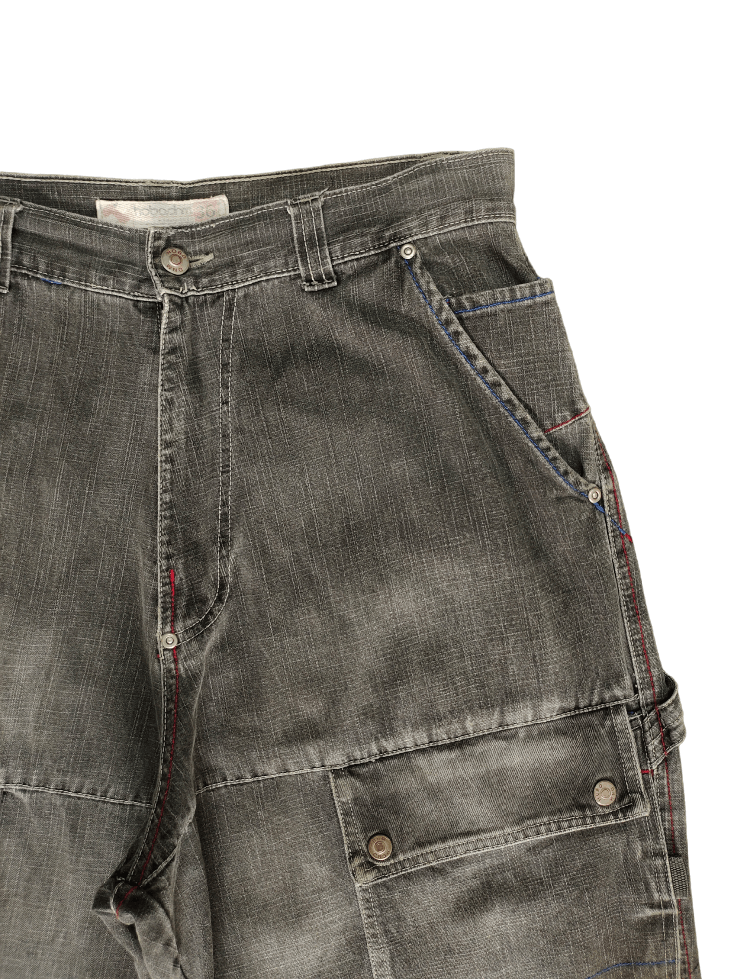 Hobo Baggy Jeans Ruff Hobo Cargo Wide Hip Hop Y2k Jnco Style Size US 34 / EU 50 - 9 Thumbnail