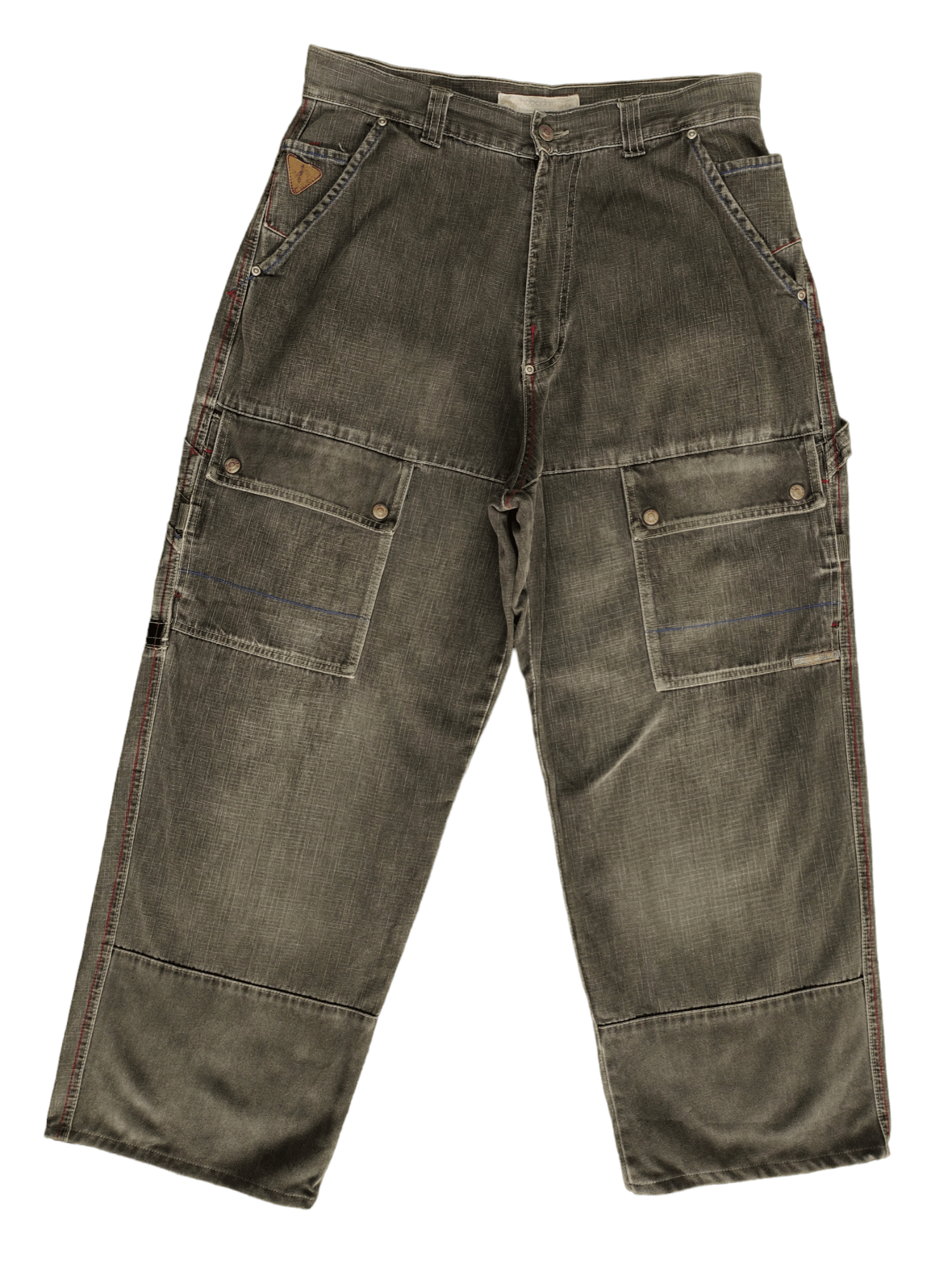 Hobo Baggy Jeans Ruff Hobo Cargo Wide Hip Hop Y2k Jnco Style Size US 34 / EU 50 - 1 Thumbnail