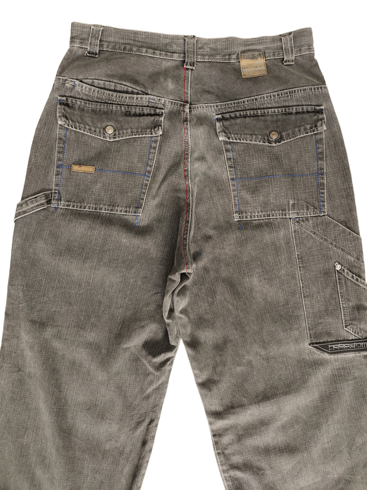Hobo Baggy Jeans Ruff Hobo Cargo Wide Hip Hop Y2k Jnco Style Size US 34 / EU 50 - 3 Thumbnail