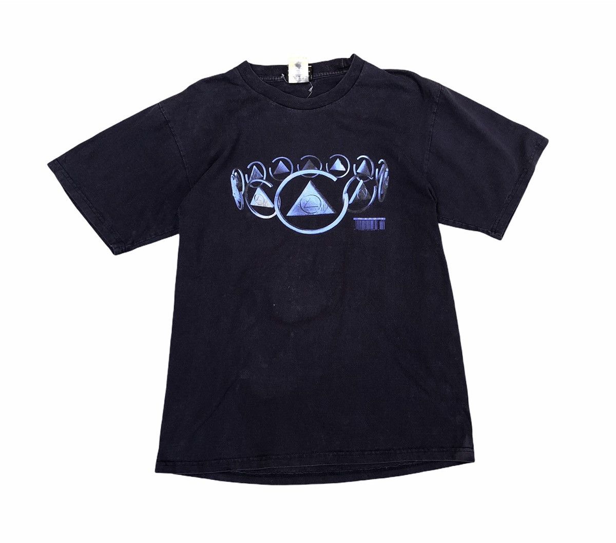 image of Optic Gaming x Vintage Japanese Anime Magazine Manga Official Crown Tshirt in Navy (Size Medium)