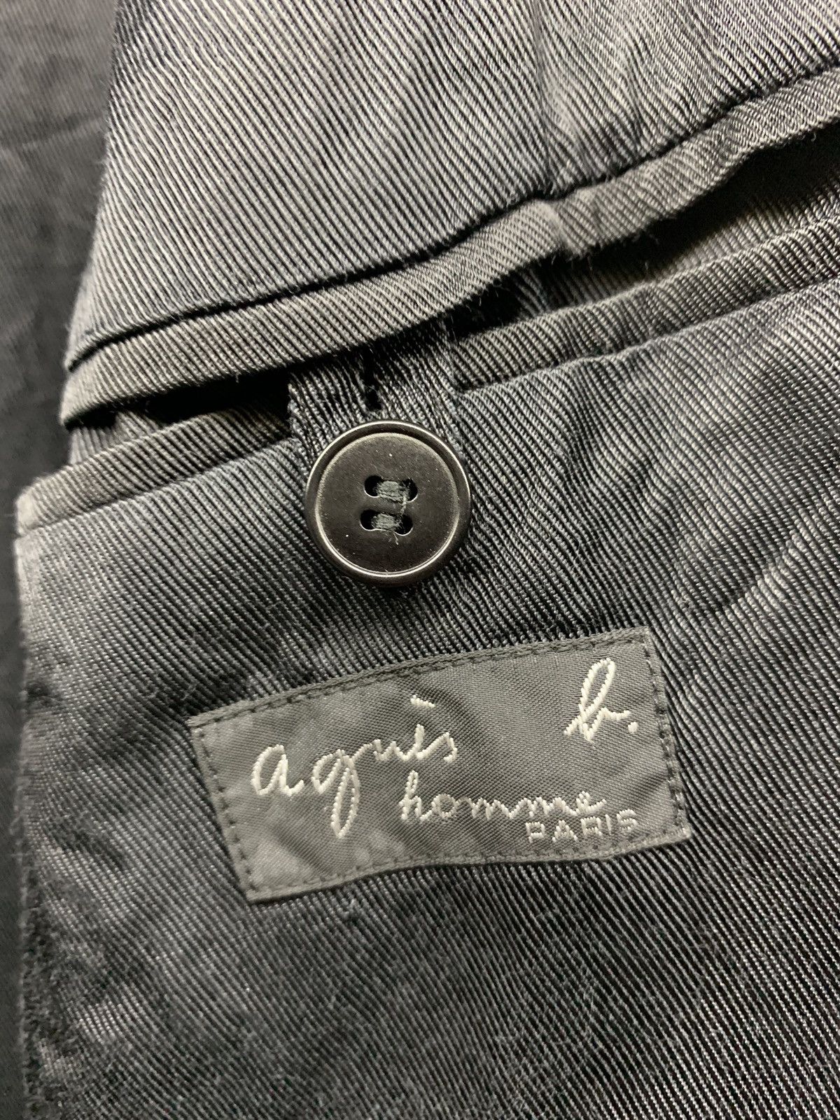Designer × Japanese Brand × agnes b. 🏖 Agnes.B Black Designer Coat Oversized Size US L / EU 52-54 / 3 - 6 Thumbnail