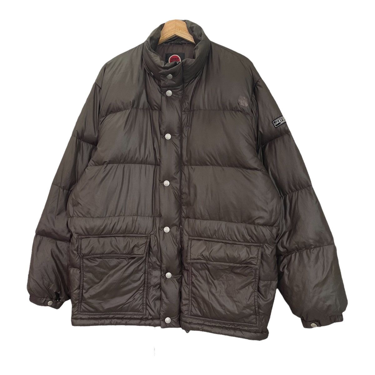Vintage Vintage Lucky Strike Puffer Jacket Size L Size US XL / EU 56 / 4 - 3 Thumbnail