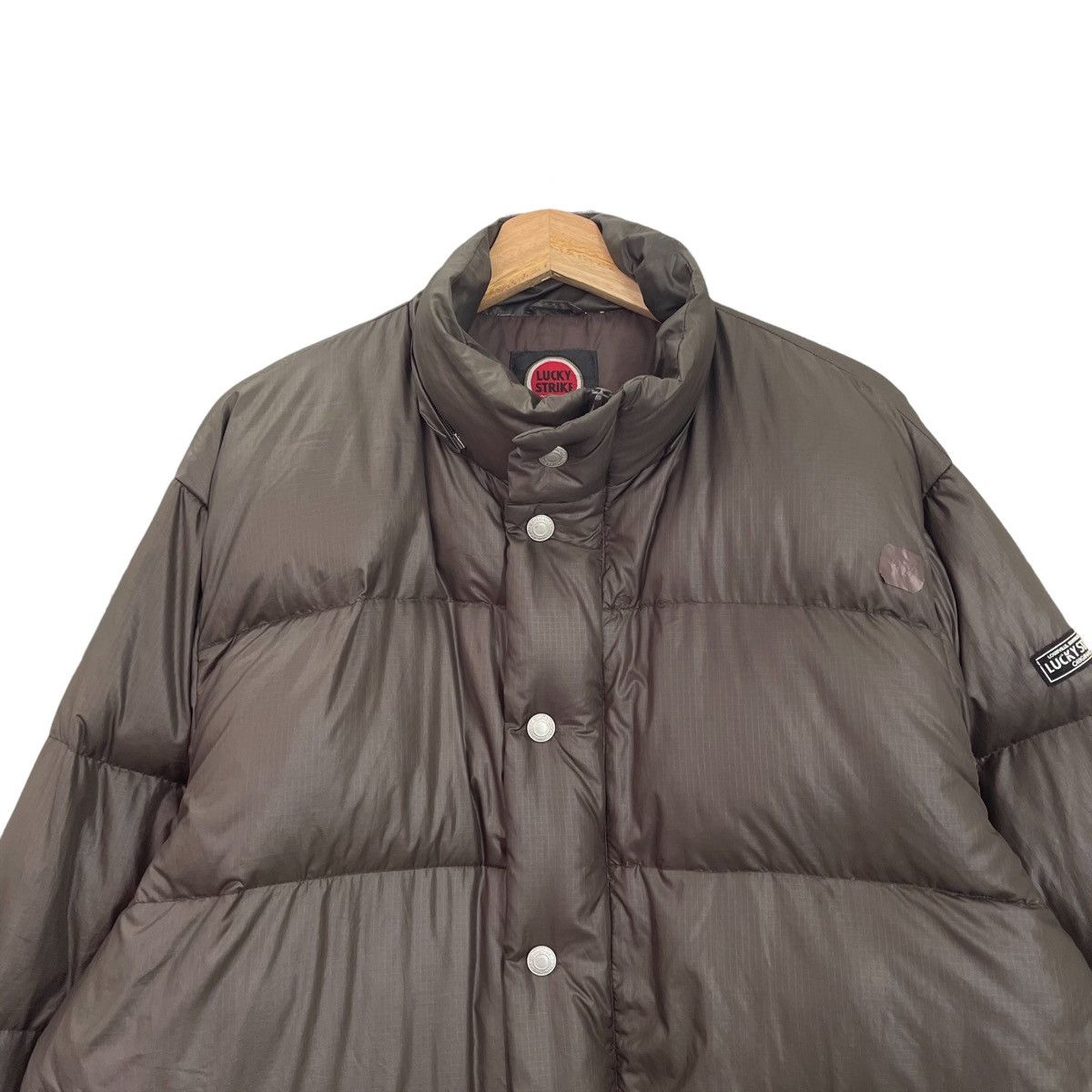 Vintage Vintage Lucky Strike Puffer Jacket Size L Size US XL / EU 56 / 4 - 4 Thumbnail
