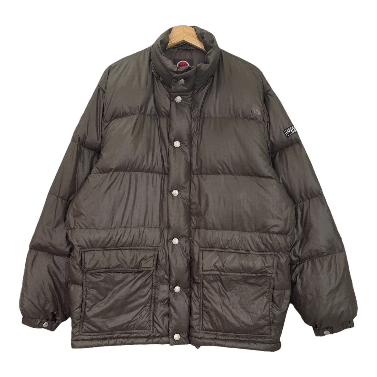 Vintage Vintage Lucky Strike Puffer Jacket Size L Size US XL / EU 56 / 4 - 1 Thumbnail