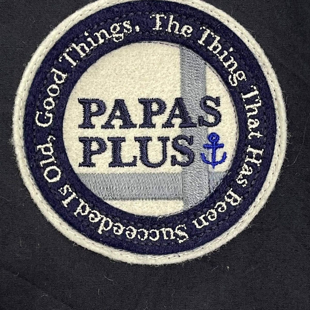 Japanese Brand × Vintage Vintage Papas Plus Big Logo Zipper Jacket Size M Size US M / EU 48-50 / 2 - 7 Thumbnail