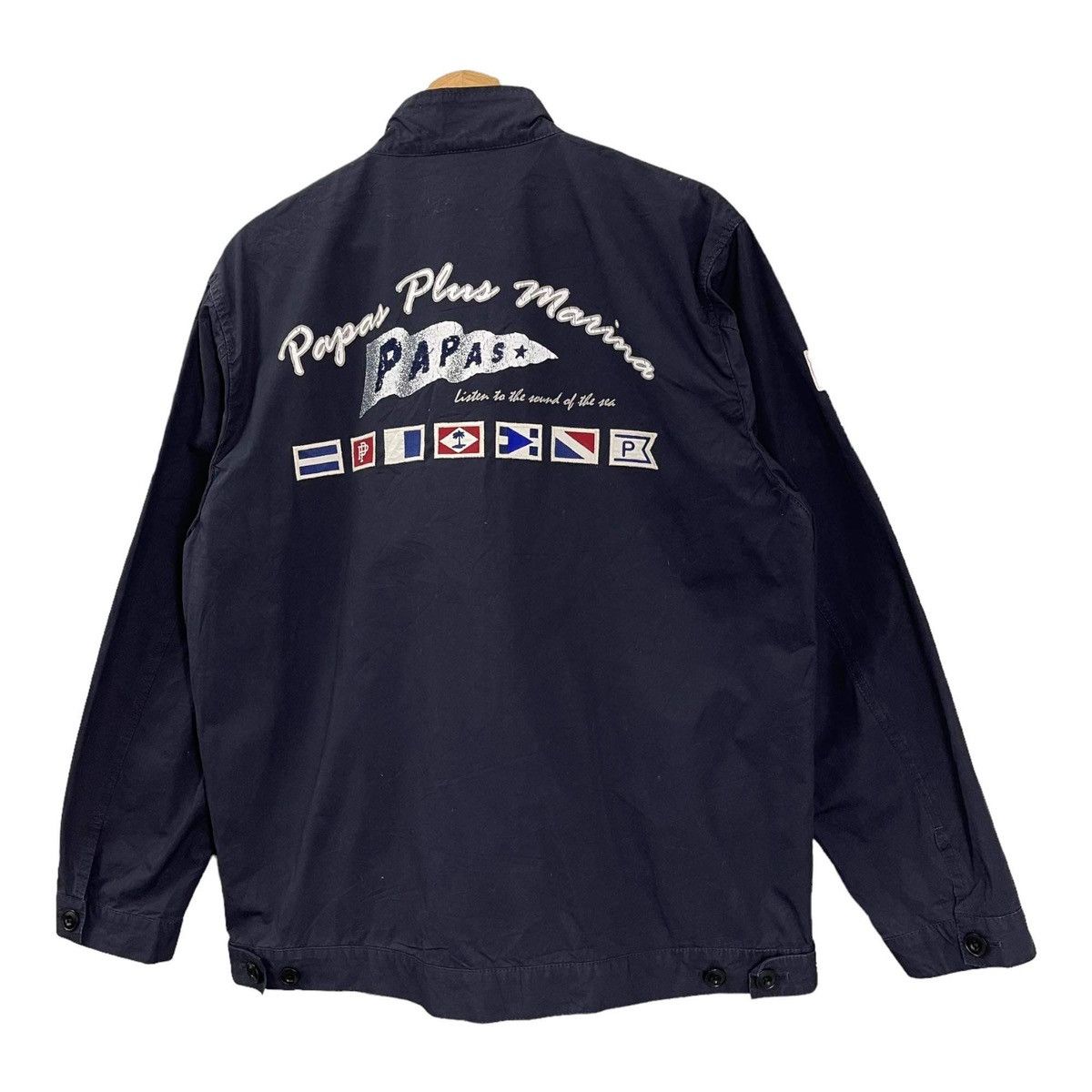 Japanese Brand × Vintage Vintage Papas Plus Big Logo Zipper Jacket Size M Size US M / EU 48-50 / 2 - 3 Thumbnail