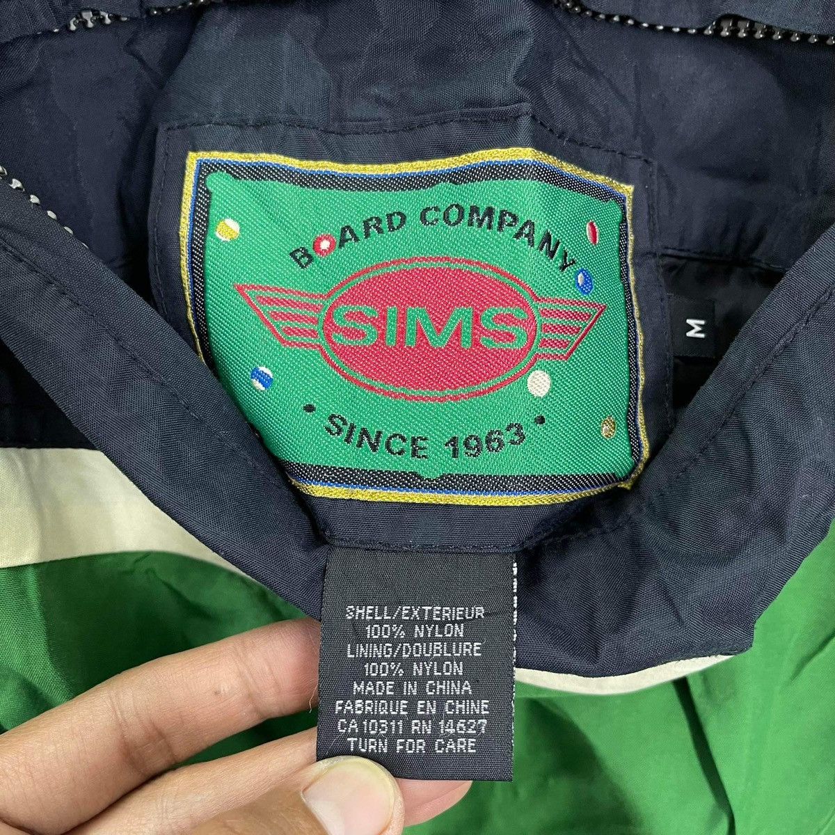 Simms Vintage Sims Skaterboadrs Zipper Jacket Size L Size US L / EU 52-54 / 3 - 7 Thumbnail