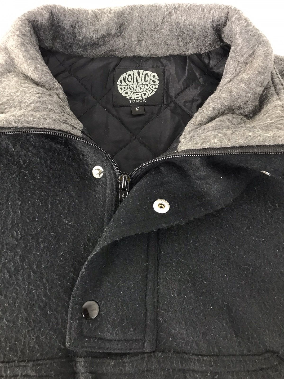 Japanese Brand × Vintage Tong Snow Boarder Fleece Jacket Half Zipper Wool Size US XXL / EU 58 / 5 - 5 Thumbnail