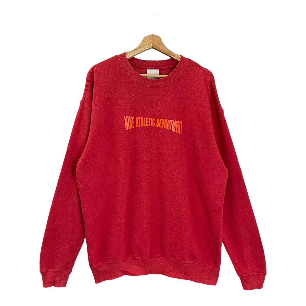Nike Athletics Department Embroidery Logo Sweatshirt Size L