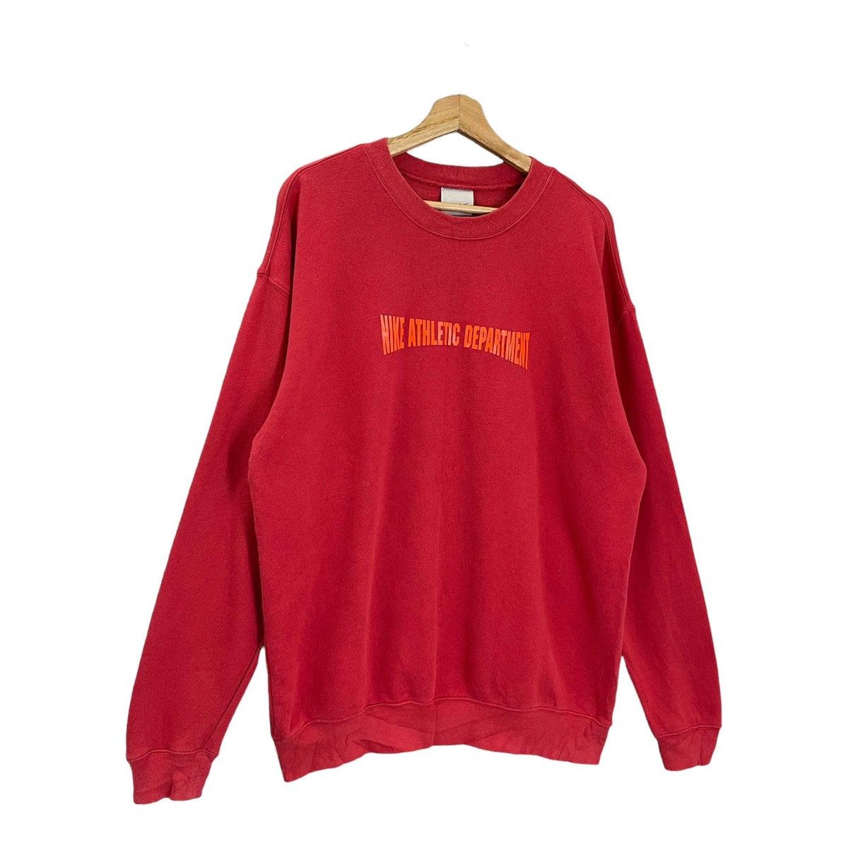 Nike × Vintage Nike Athletics Department Embroidery Logo Sweatshirt Size L Size US L / EU 52-54 / 3 - 2 Thumbnail