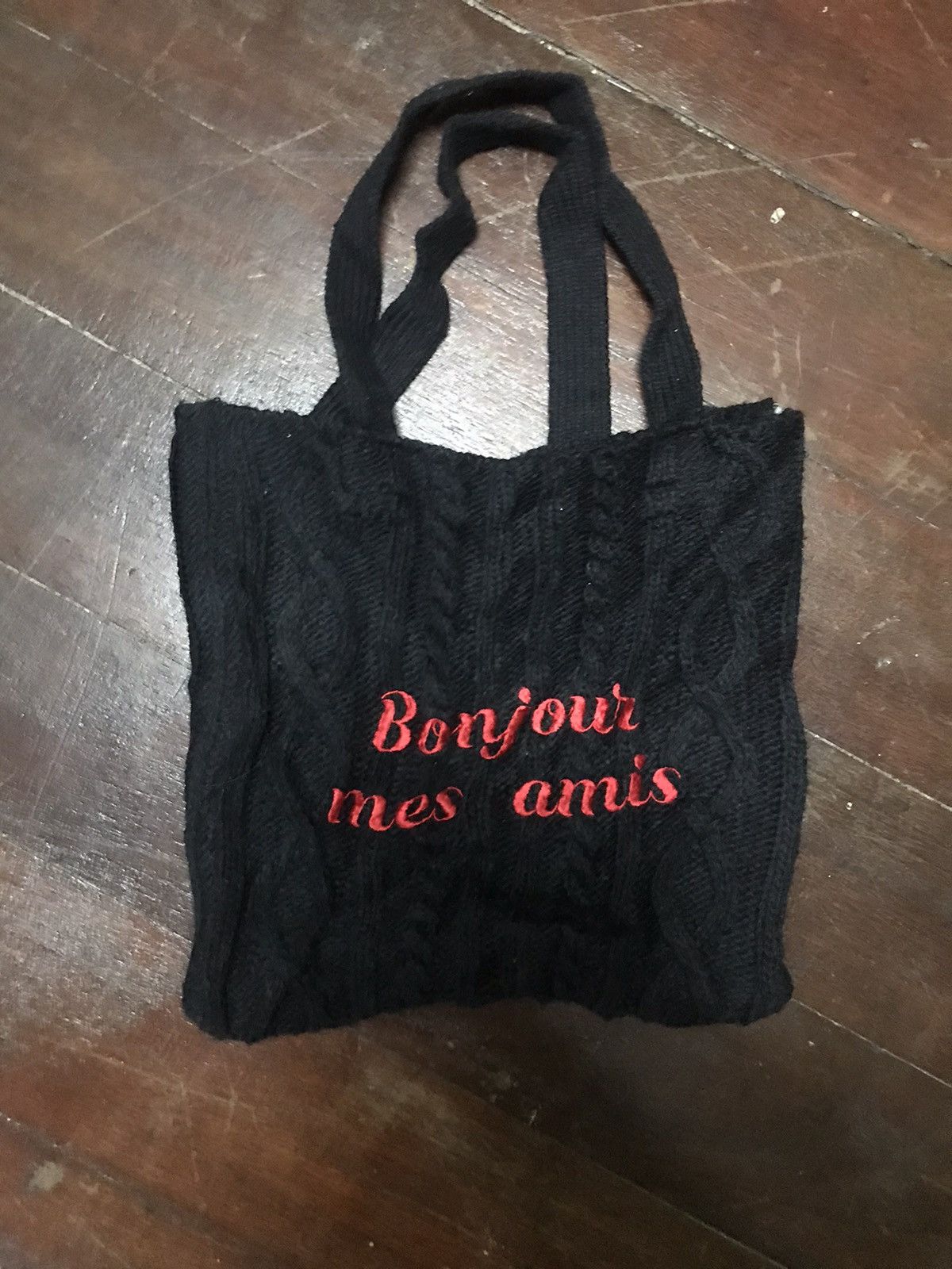 Other Knit Bonjour mes amis oi studio collection tote bag Size ONE SIZE - 4 Thumbnail