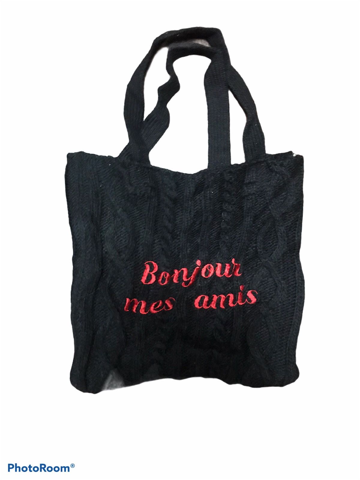 Other Knit Bonjour mes amis oi studio collection tote bag Size ONE SIZE - 1 Thumbnail