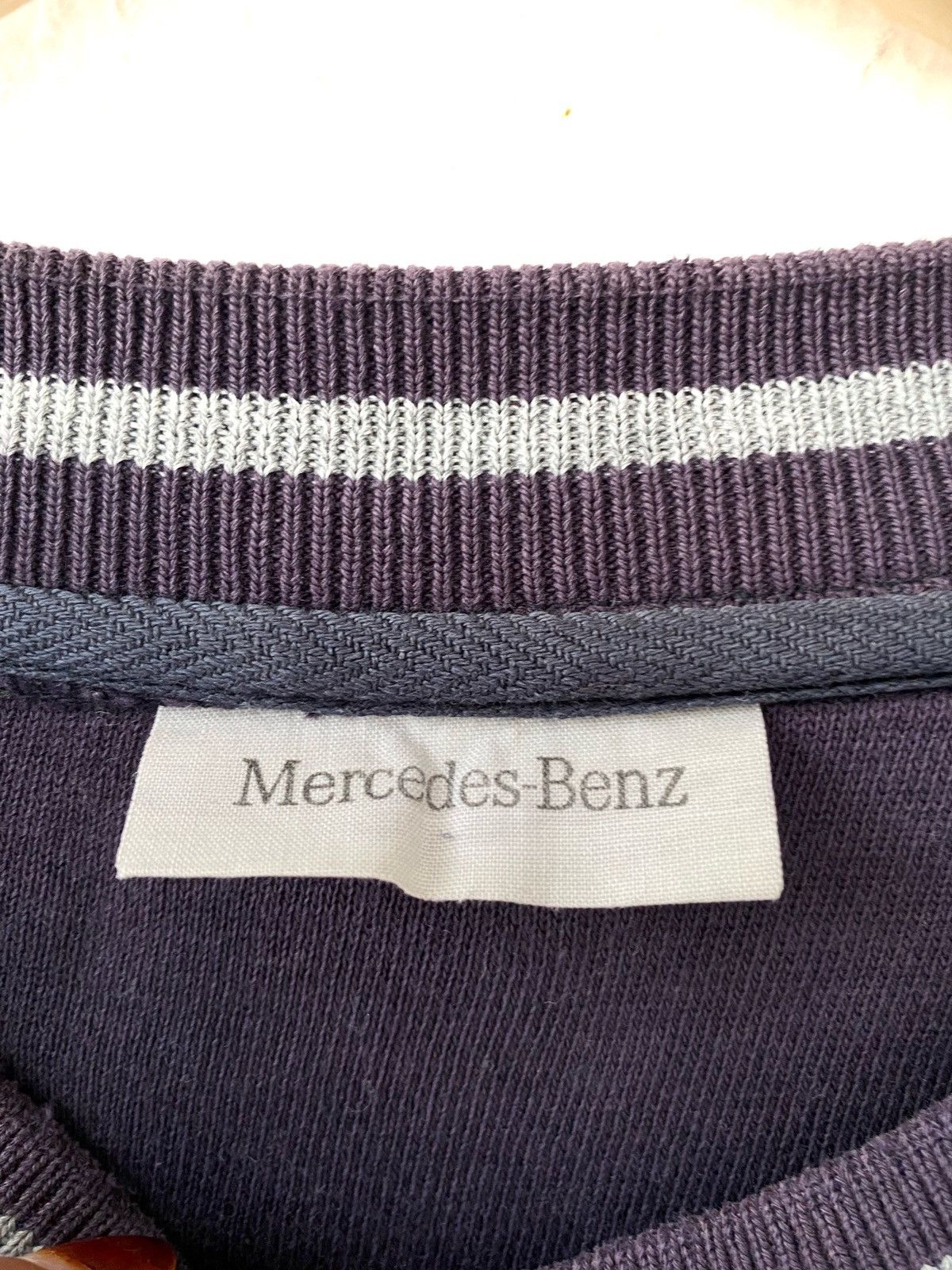 Mercedes-Benz Vintage Mercedes Benz Sunfaded V Neck Sweatshirt Size US L / EU 52-54 / 3 - 6 Thumbnail